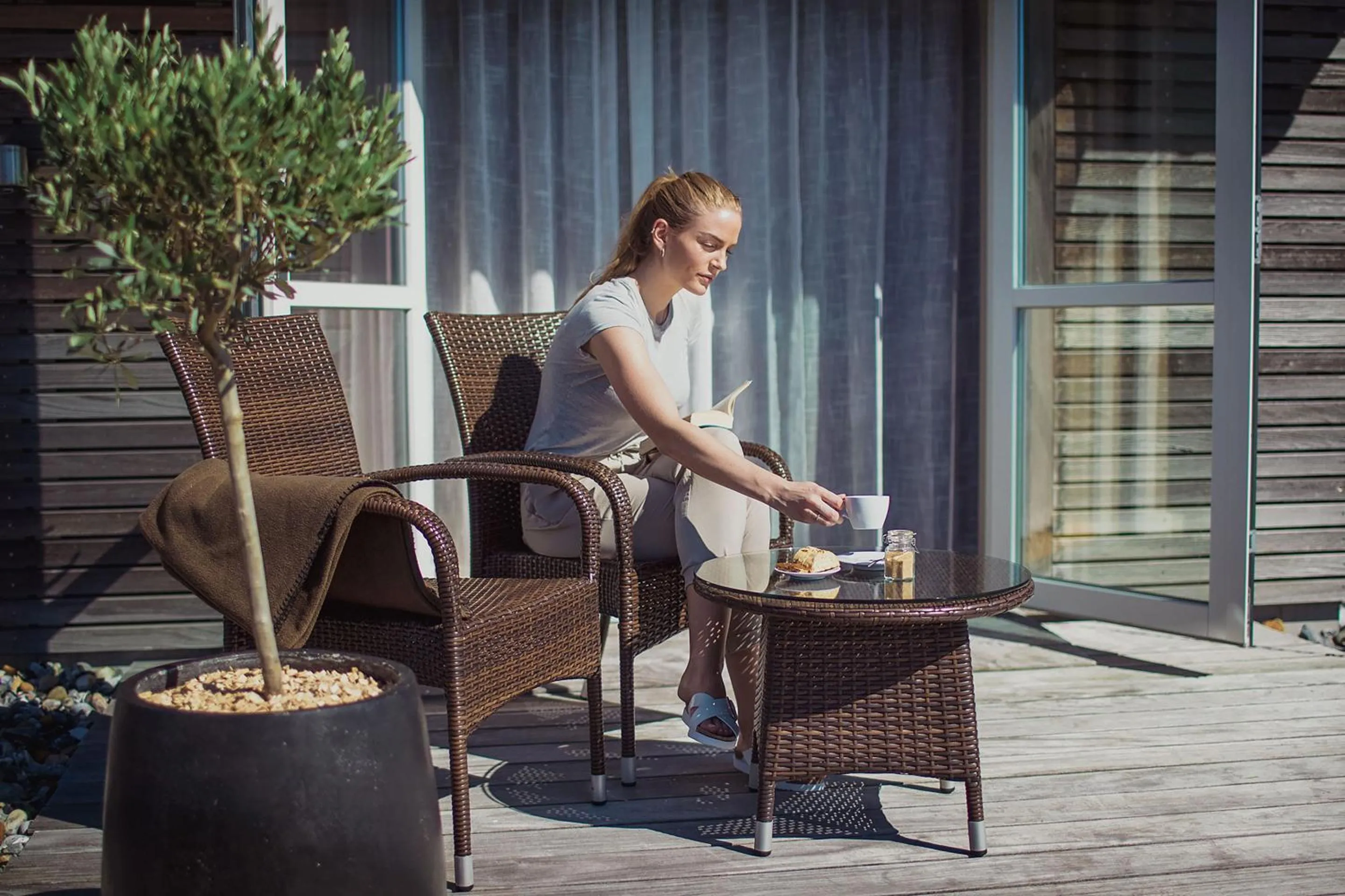 Balcony/Terrace in Torekov Hotell