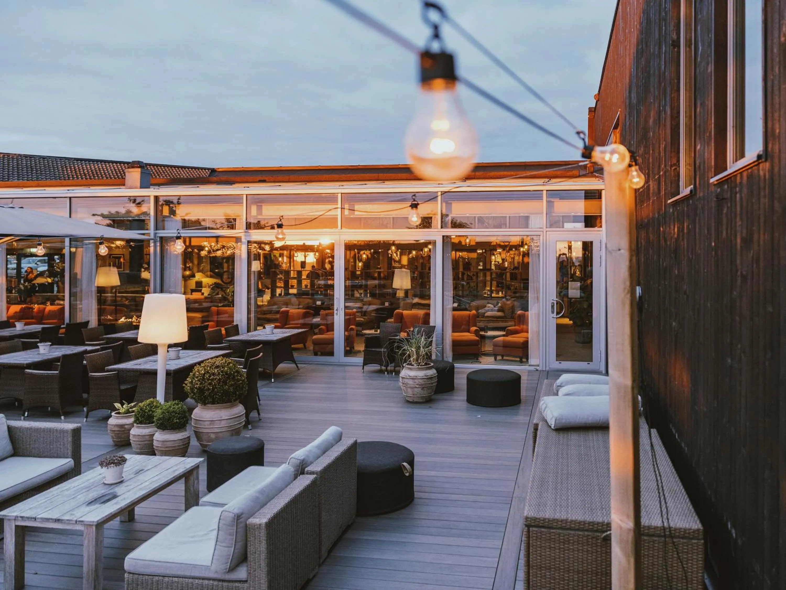 Patio in Torekov Hotell