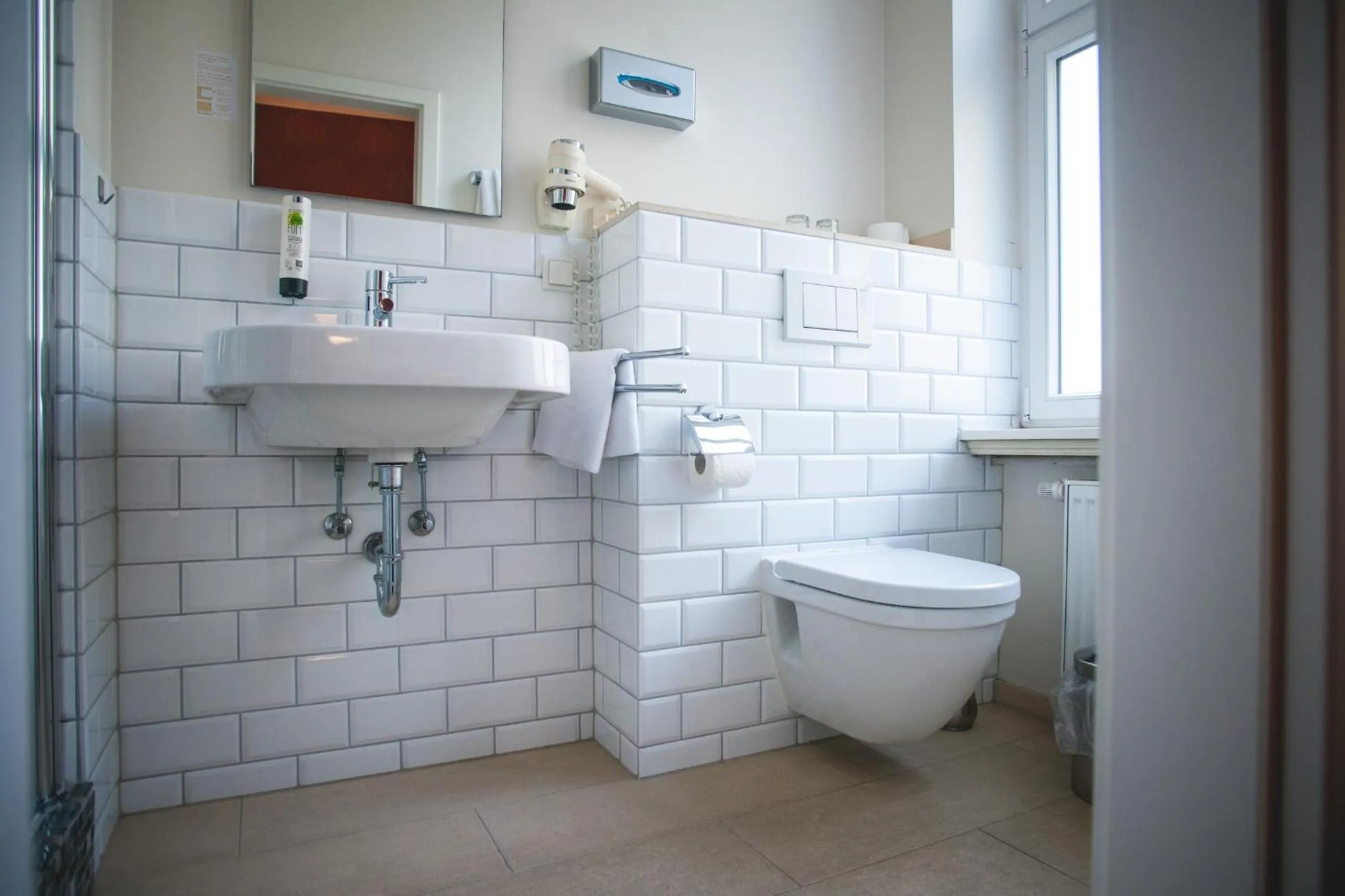 Shower in Hotel Alexander