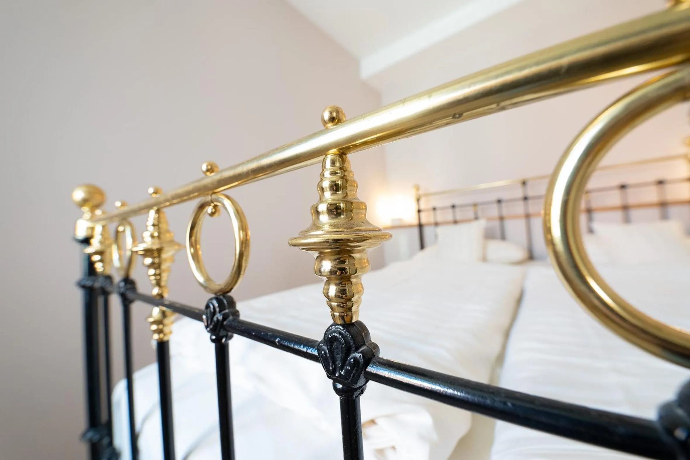 Decorative detail, Bed in Hotel Alexander