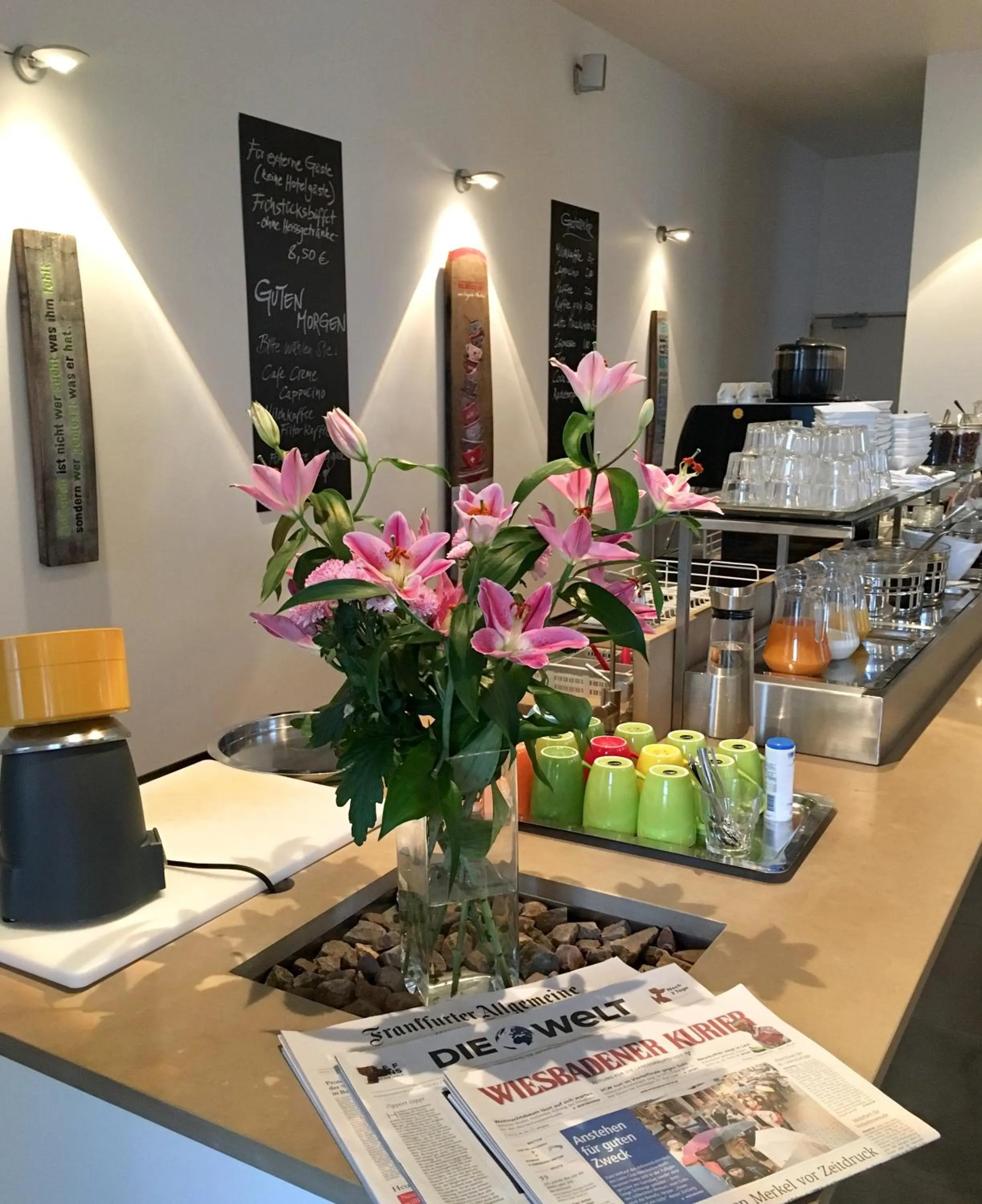 Buffet breakfast in Hotel Alexander