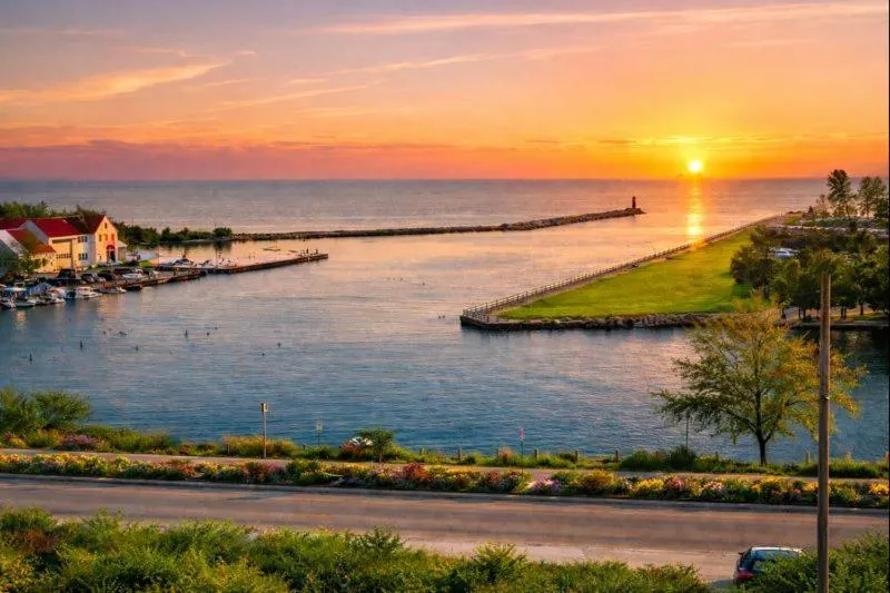 Lake view in Cobblestone Hotel & Suites - Two Rivers