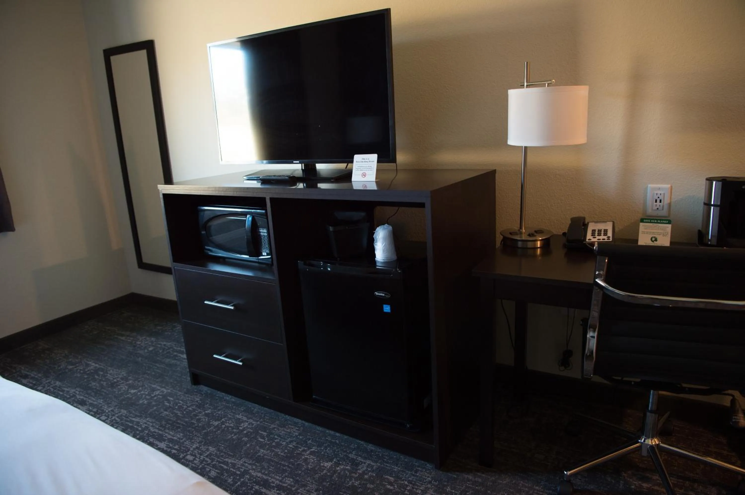 TV and multimedia in Cobblestone Inn & Suites - Forest City