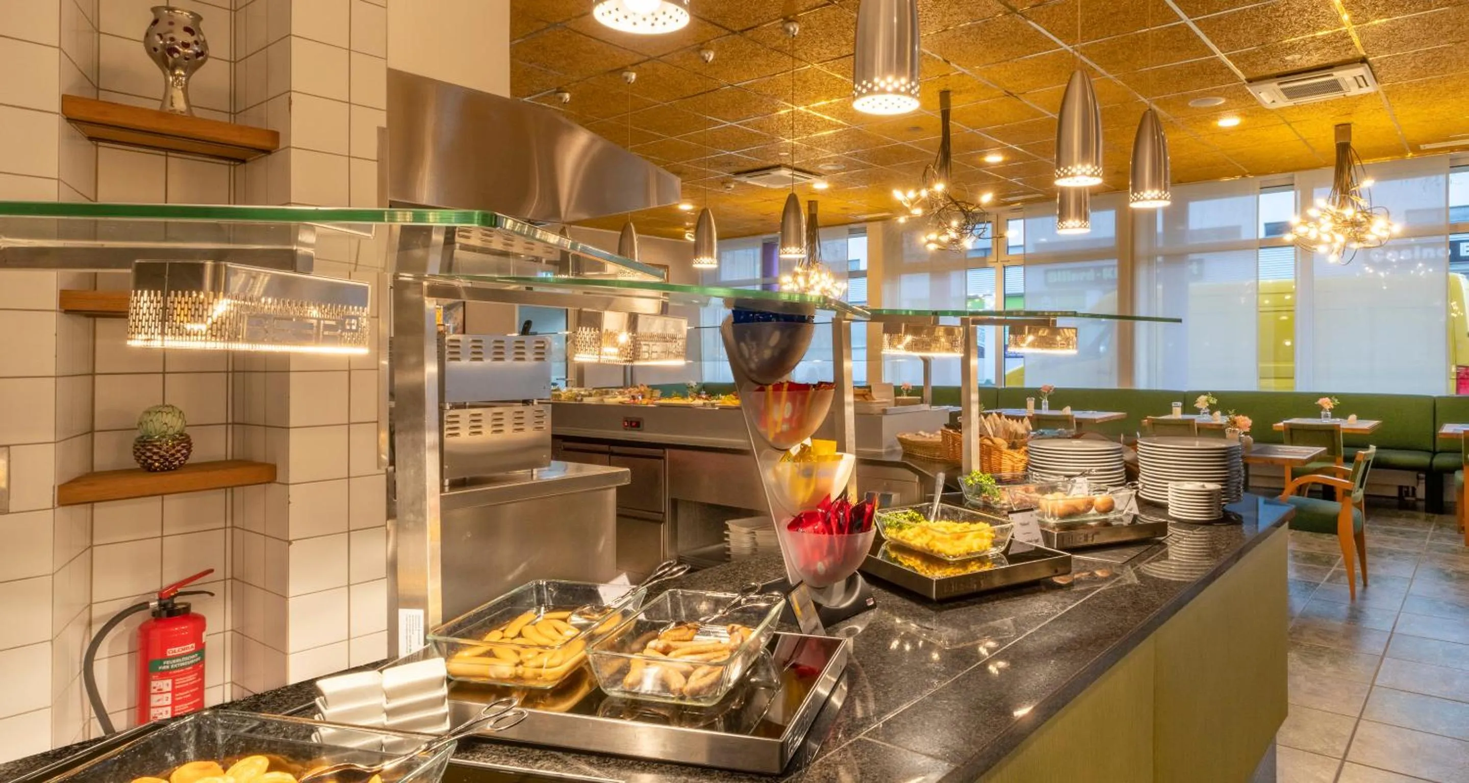 Buffet breakfast in PLAZA INN Regensburg