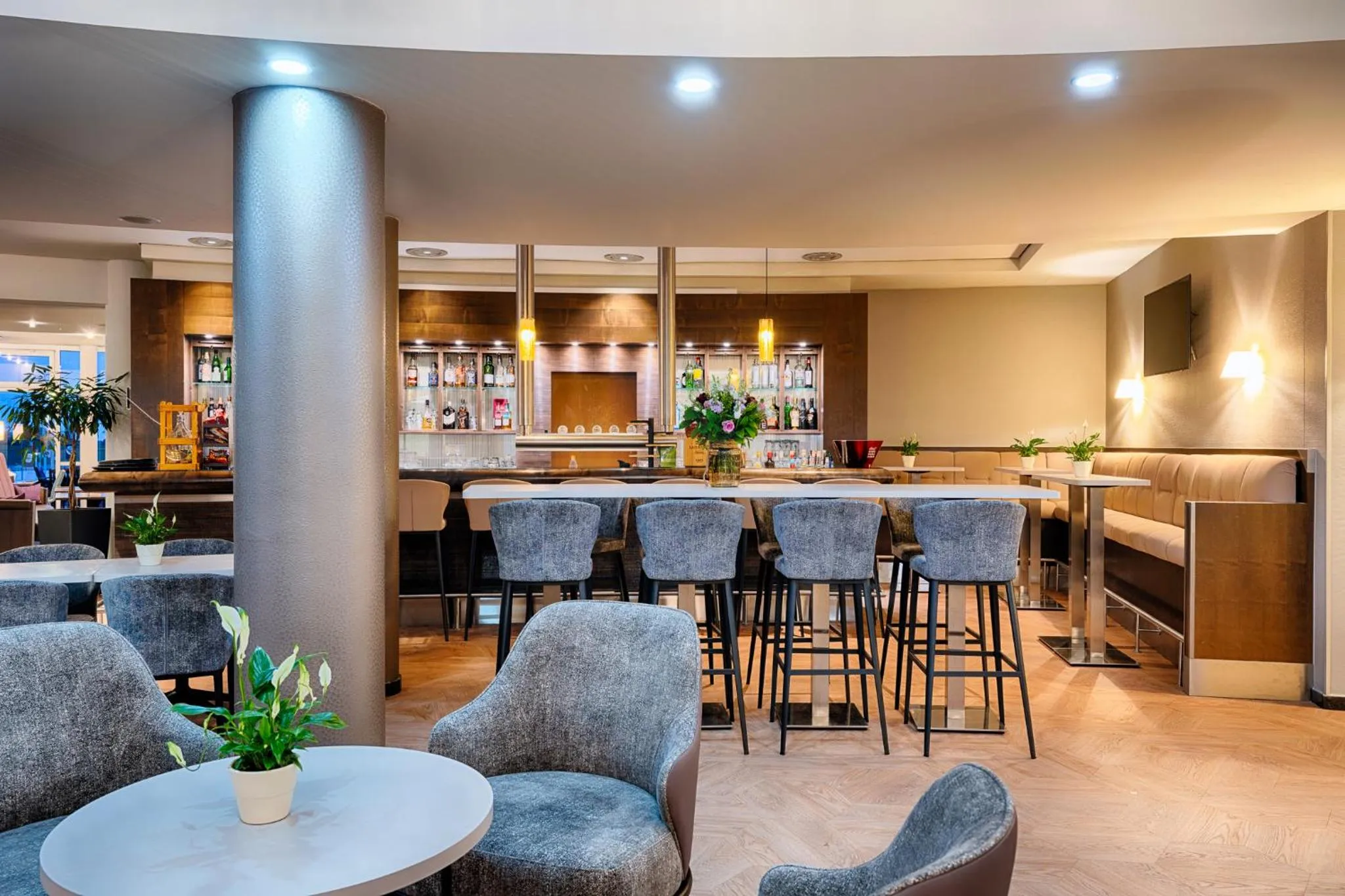 Lounge or bar in Welcome Hotel Wesel