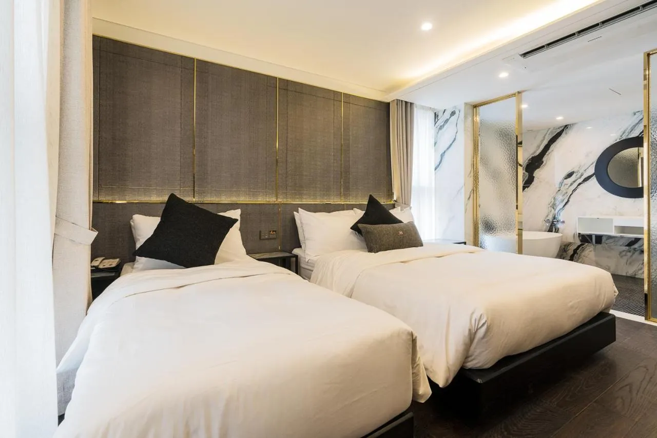 Bed in HOTEL THE MAY Jongno