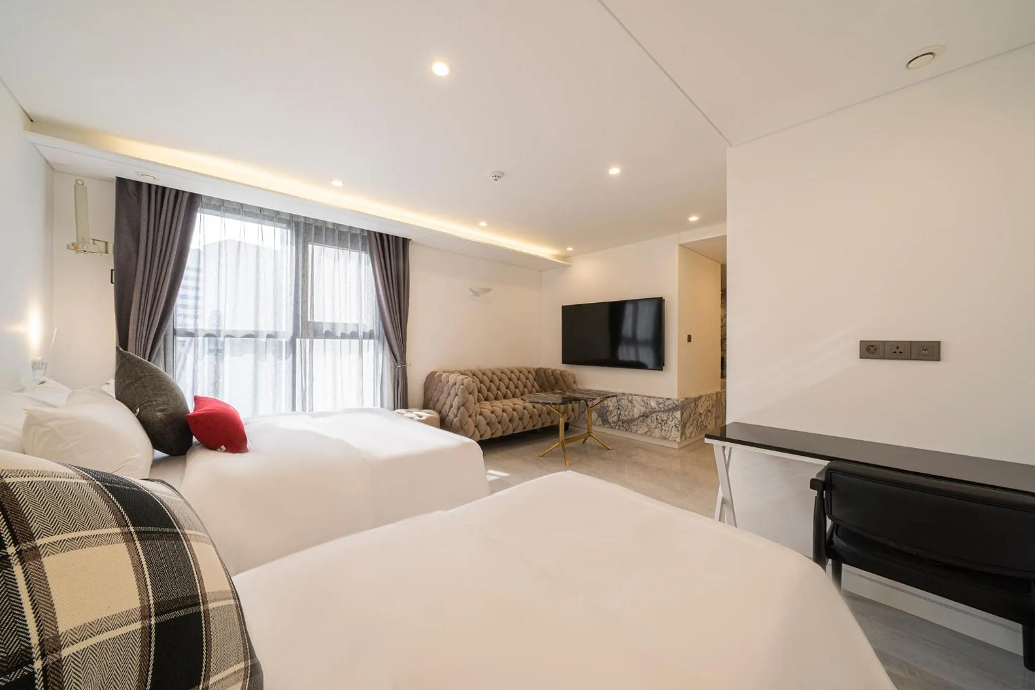 Bed in HOTEL THE MAY Jongno