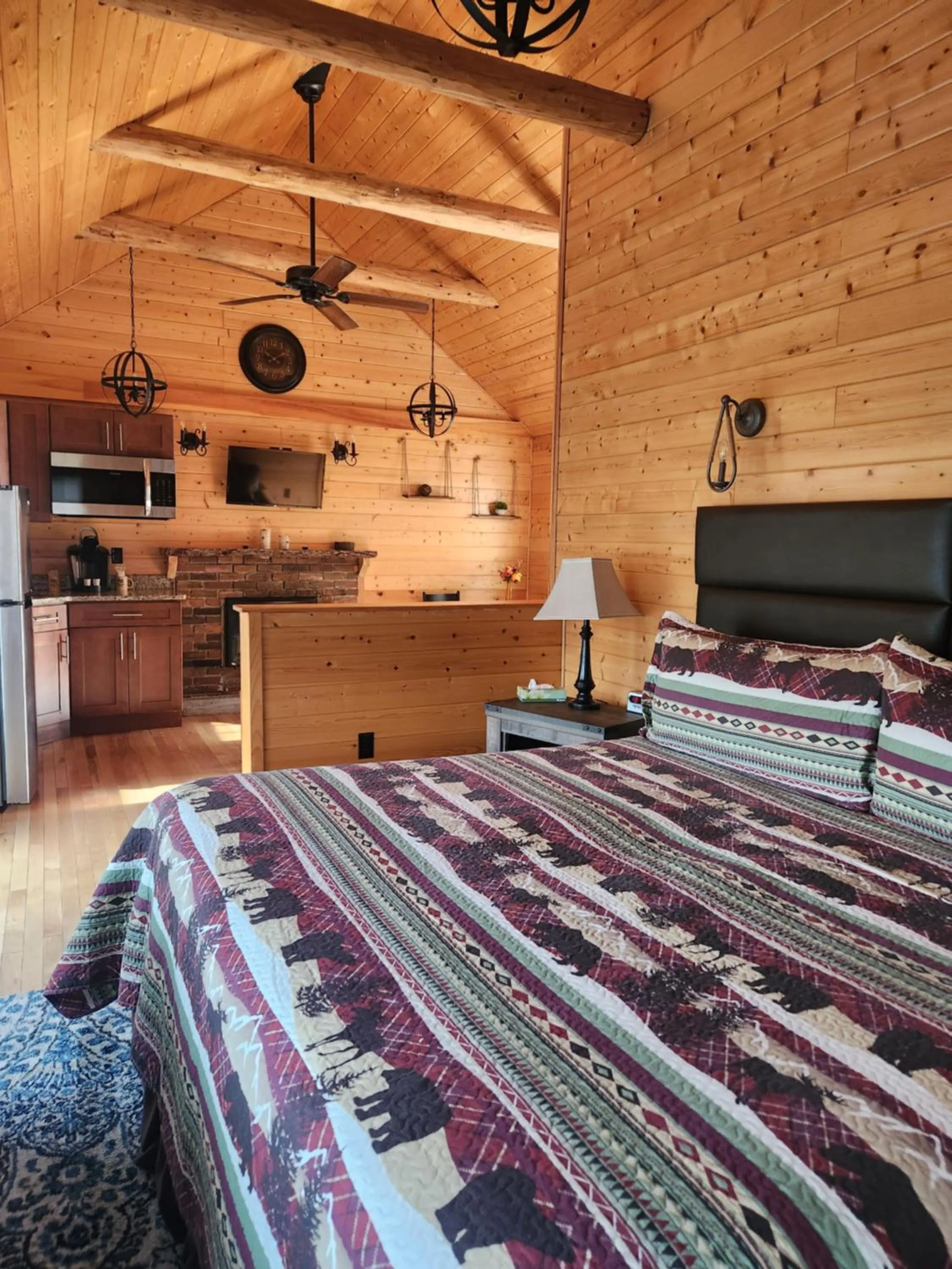 Bed in Presidential Mountain Resort