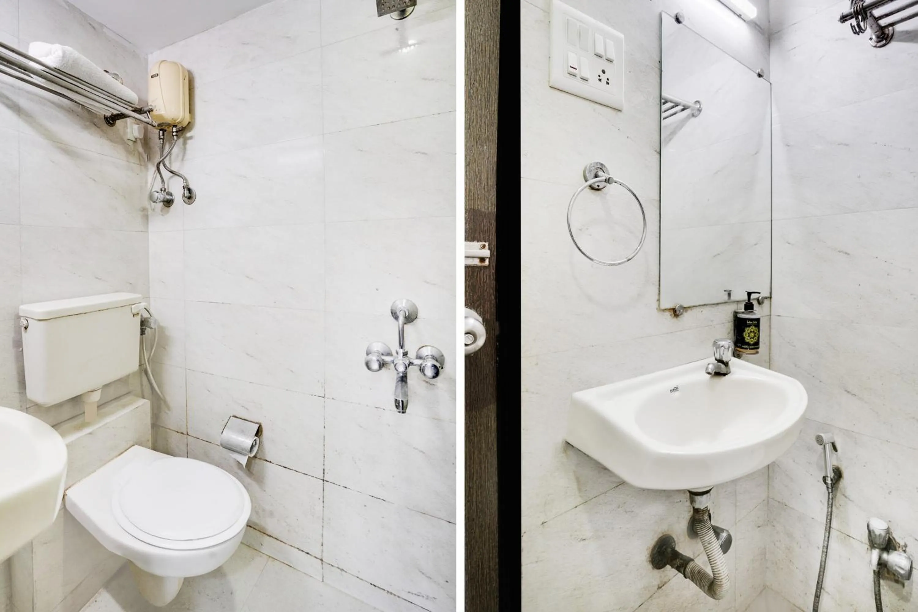 Bathroom in Super Collection O Andheri Near Mumbai Airport Formerly We Stay