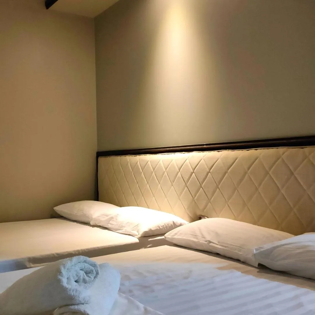 Bed in Hotel Snow Angeles