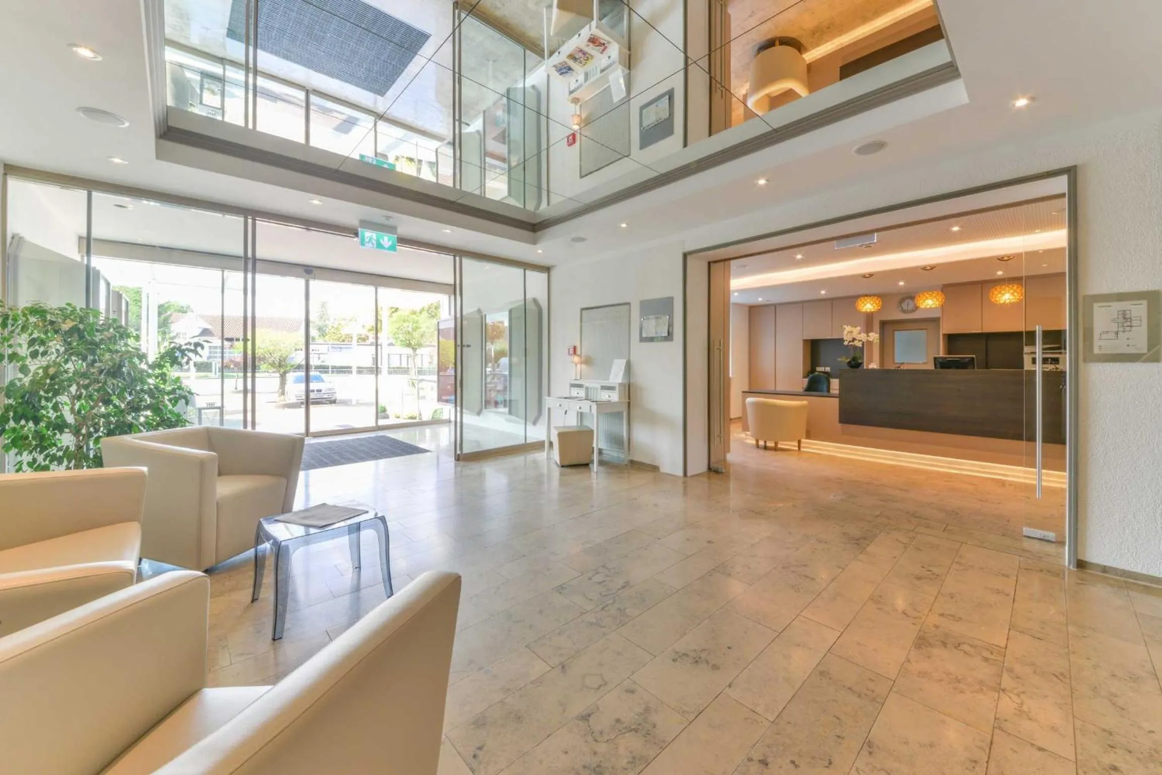 Lobby or reception in ateckhotel Kirchheim/Teck