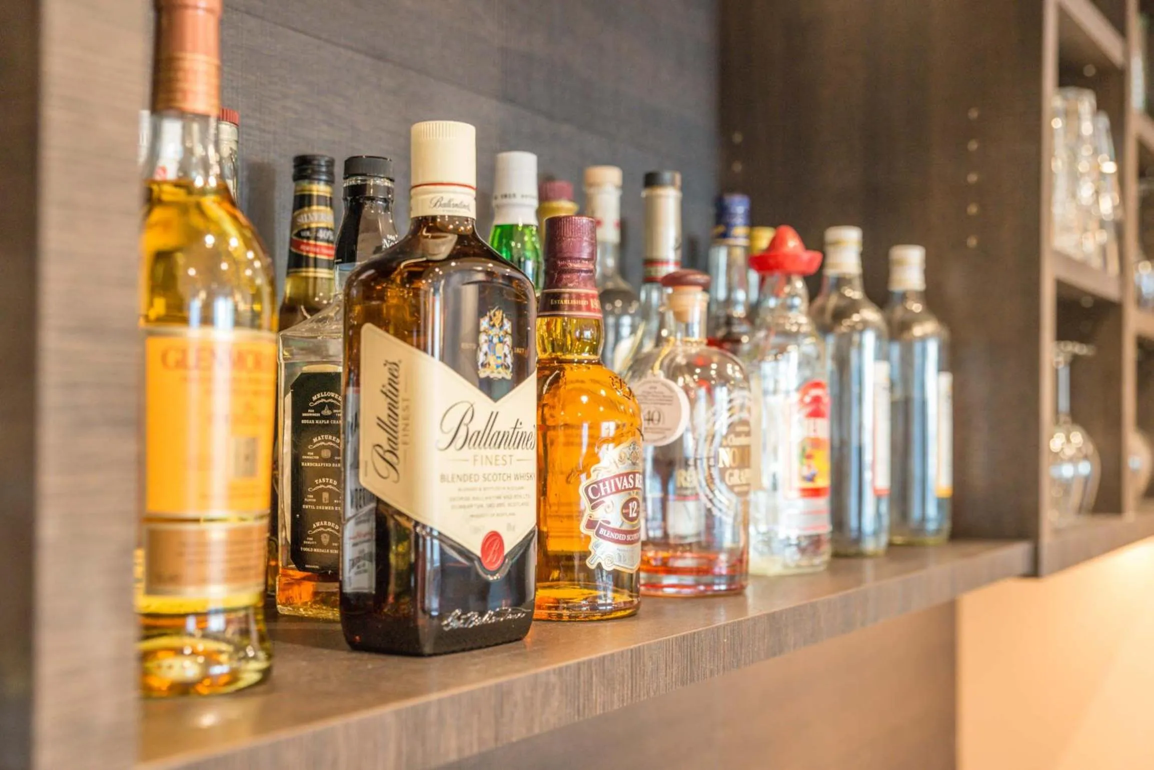 Lounge or bar in ateckhotel Kirchheim/Teck