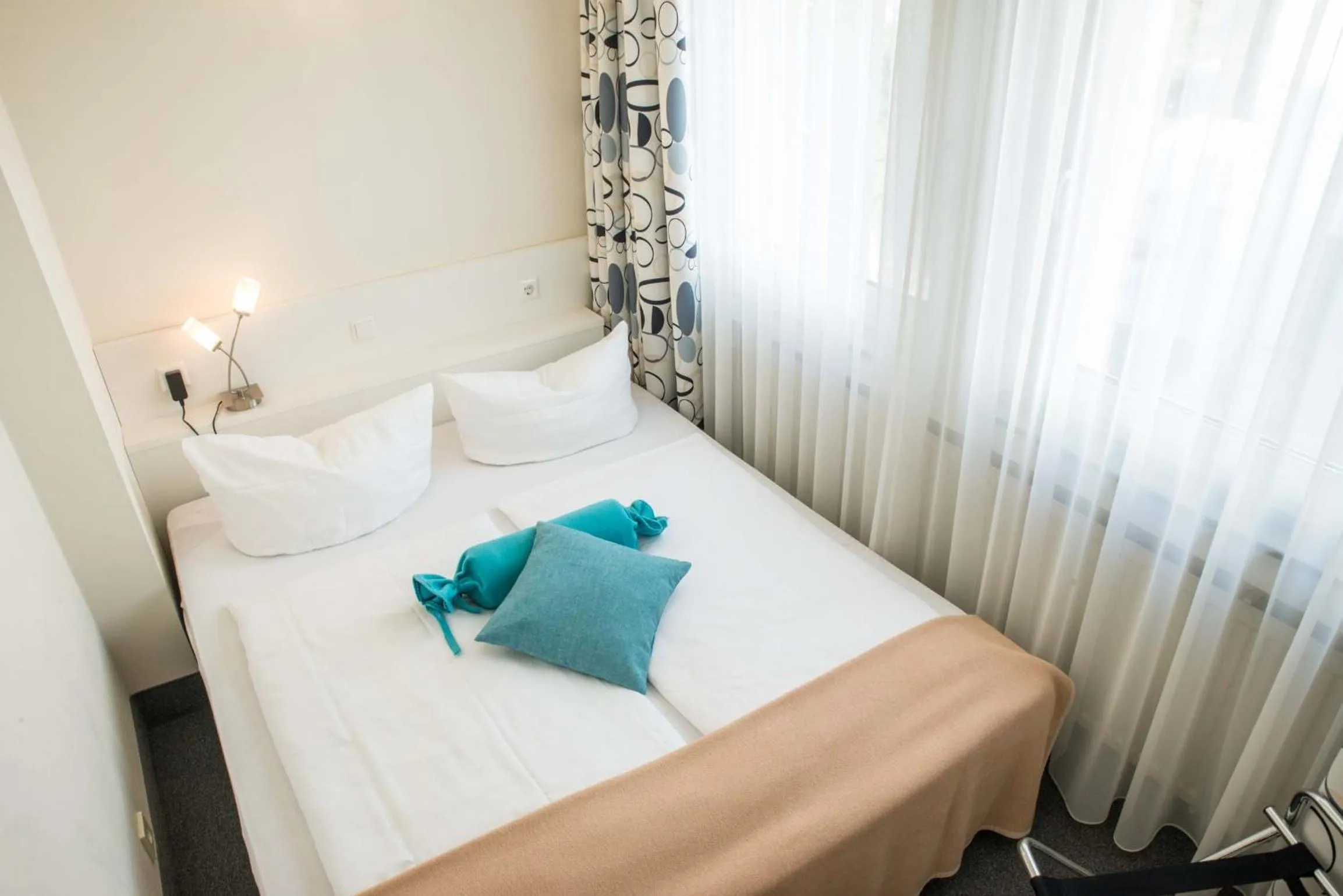 Decorative detail, Bed in ateckhotel Kirchheim/Teck