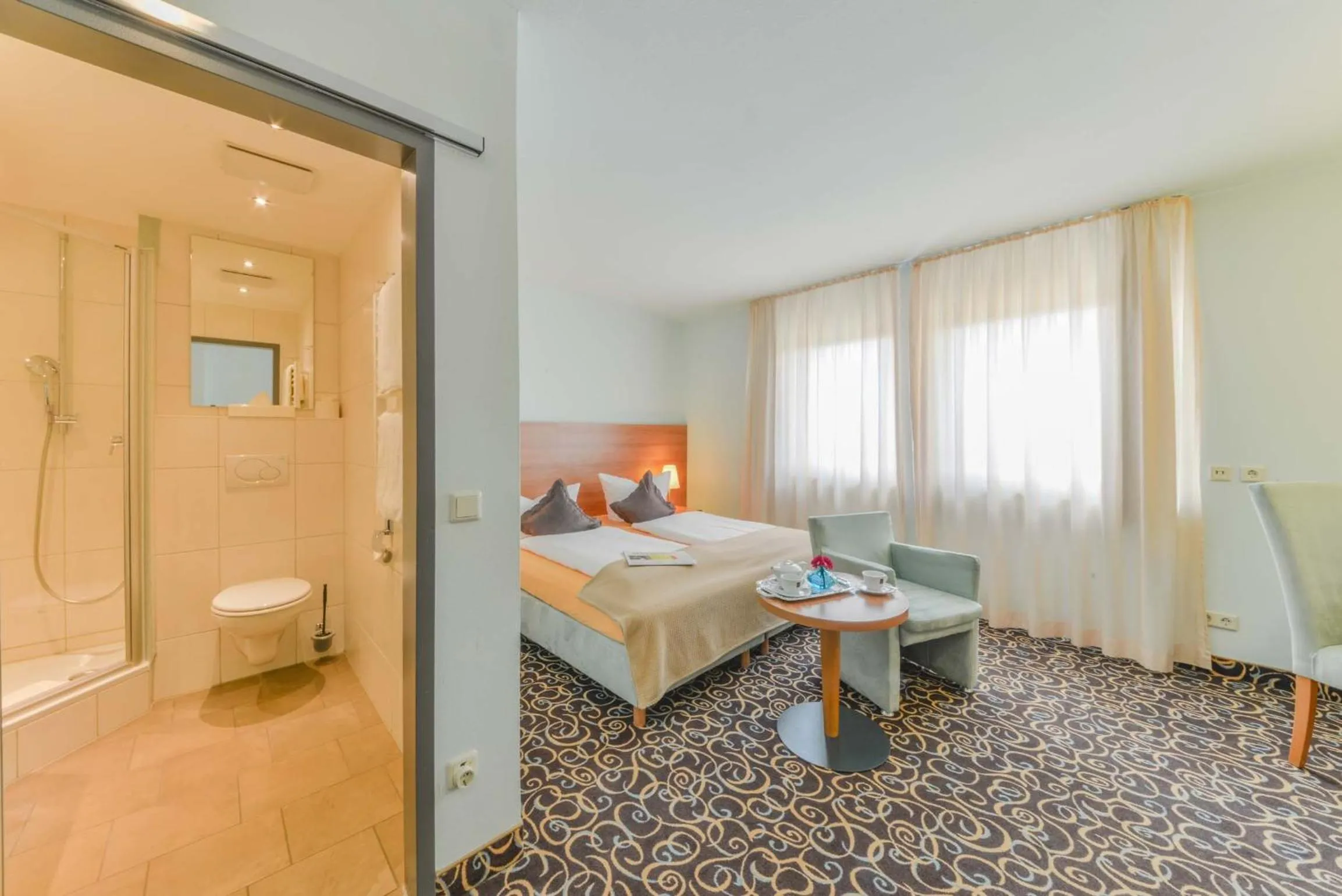 Bed in ateckhotel Kirchheim/Teck