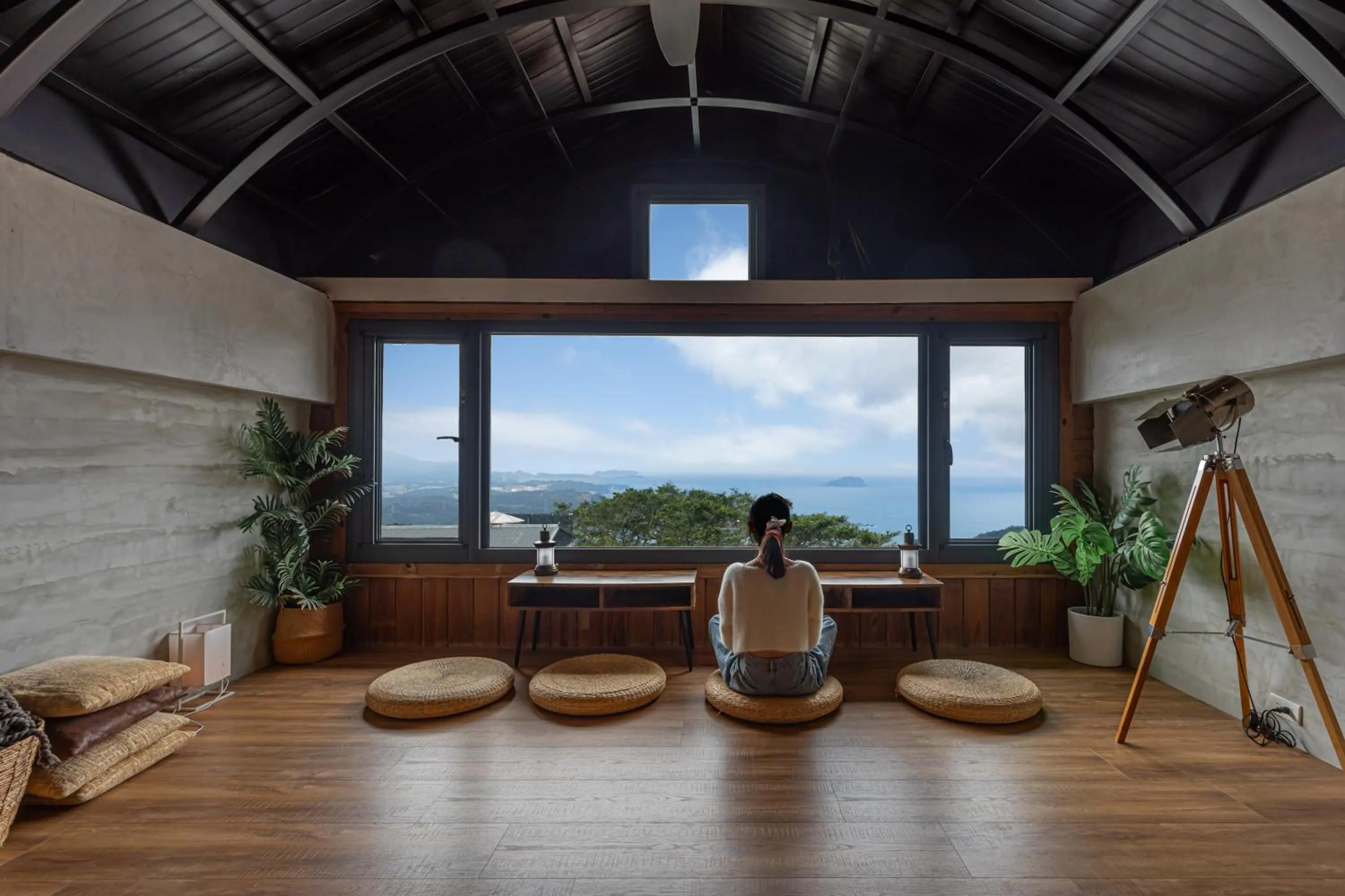 Seating area in Jiufen The Ocean Theory