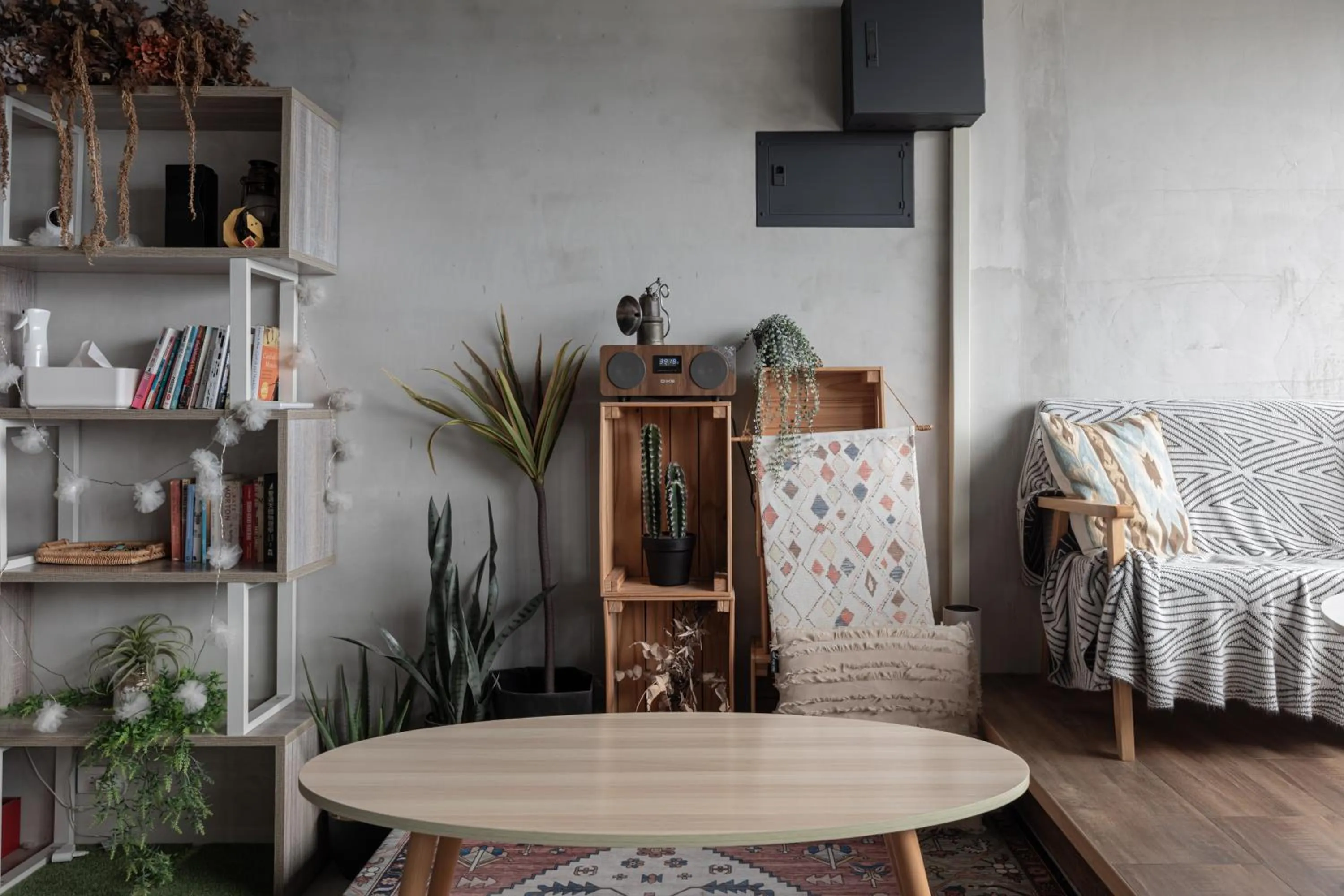 Seating area in Jiufen The Ocean Theory