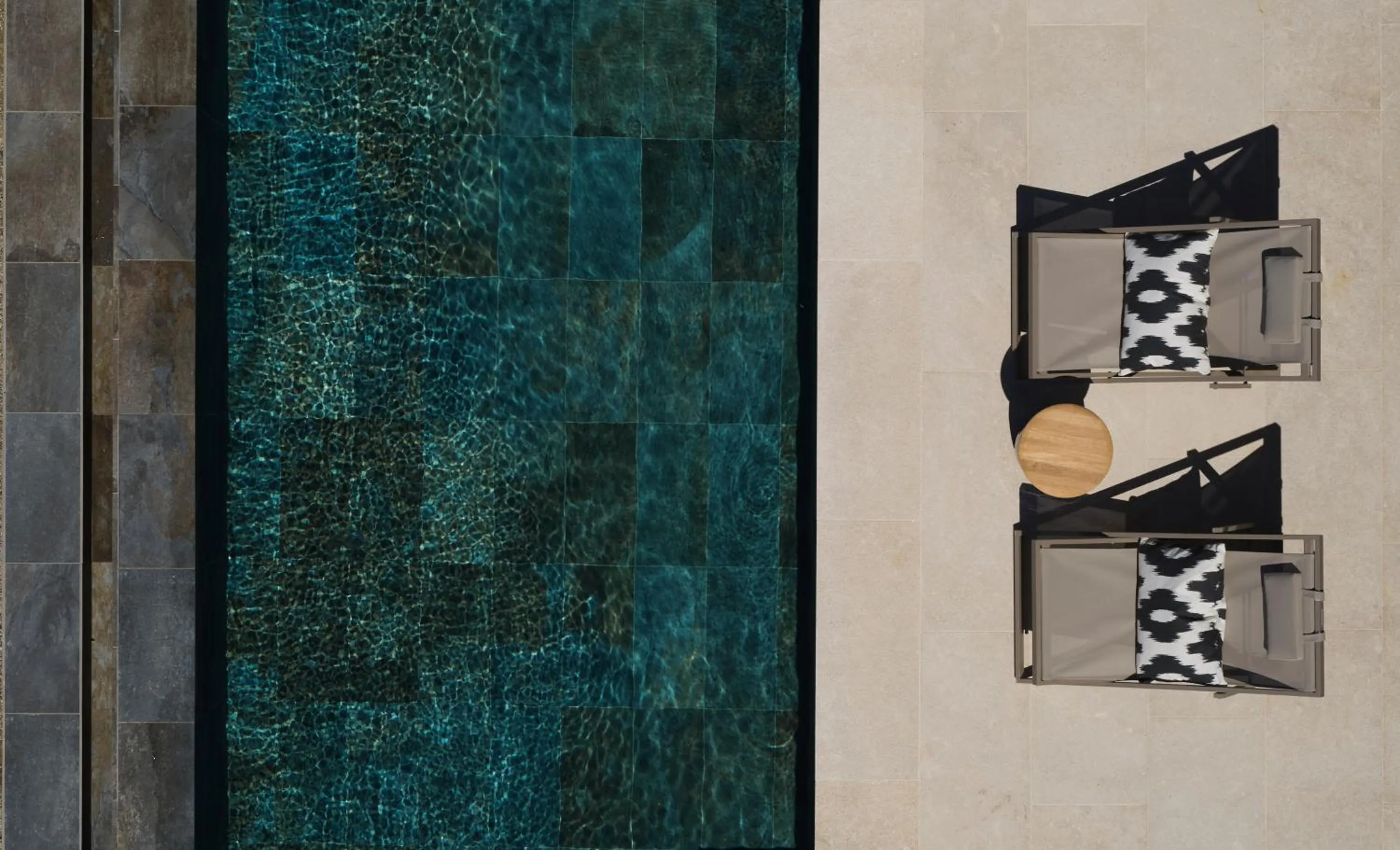 Pool view in Bonzoe Suites & Villas