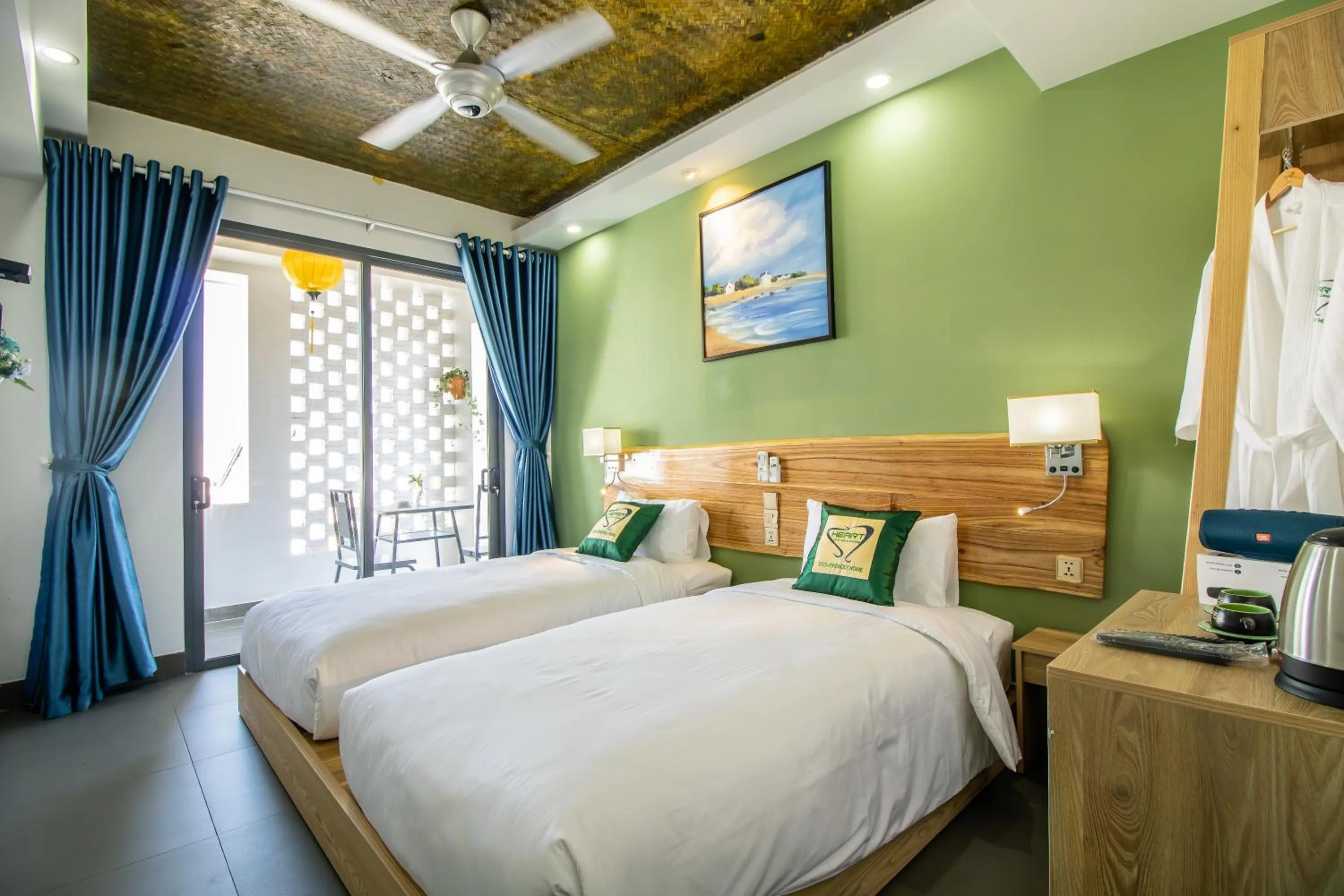 Bed in HOI AN HEART LODGE