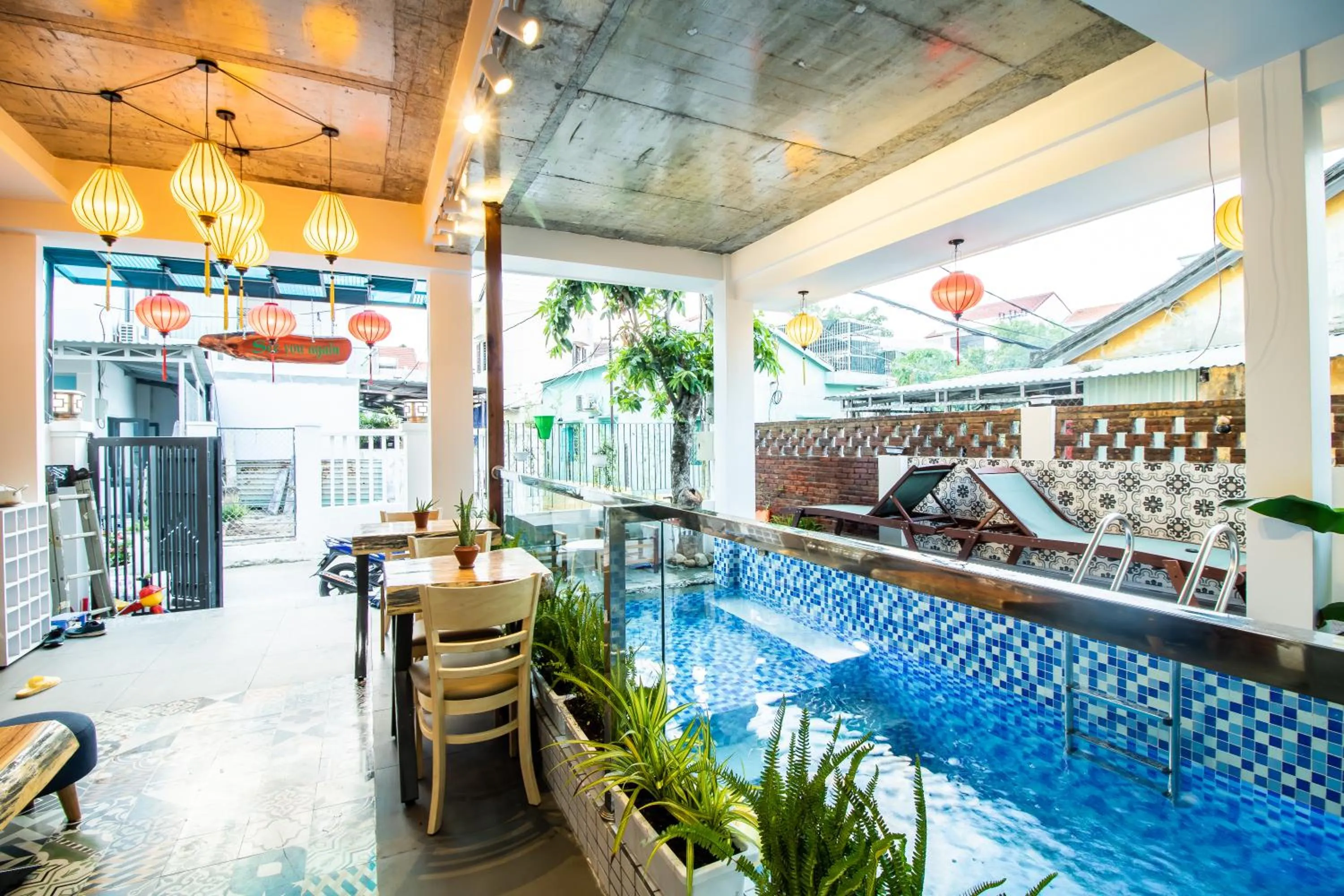 Swimming pool in HOI AN HEART LODGE