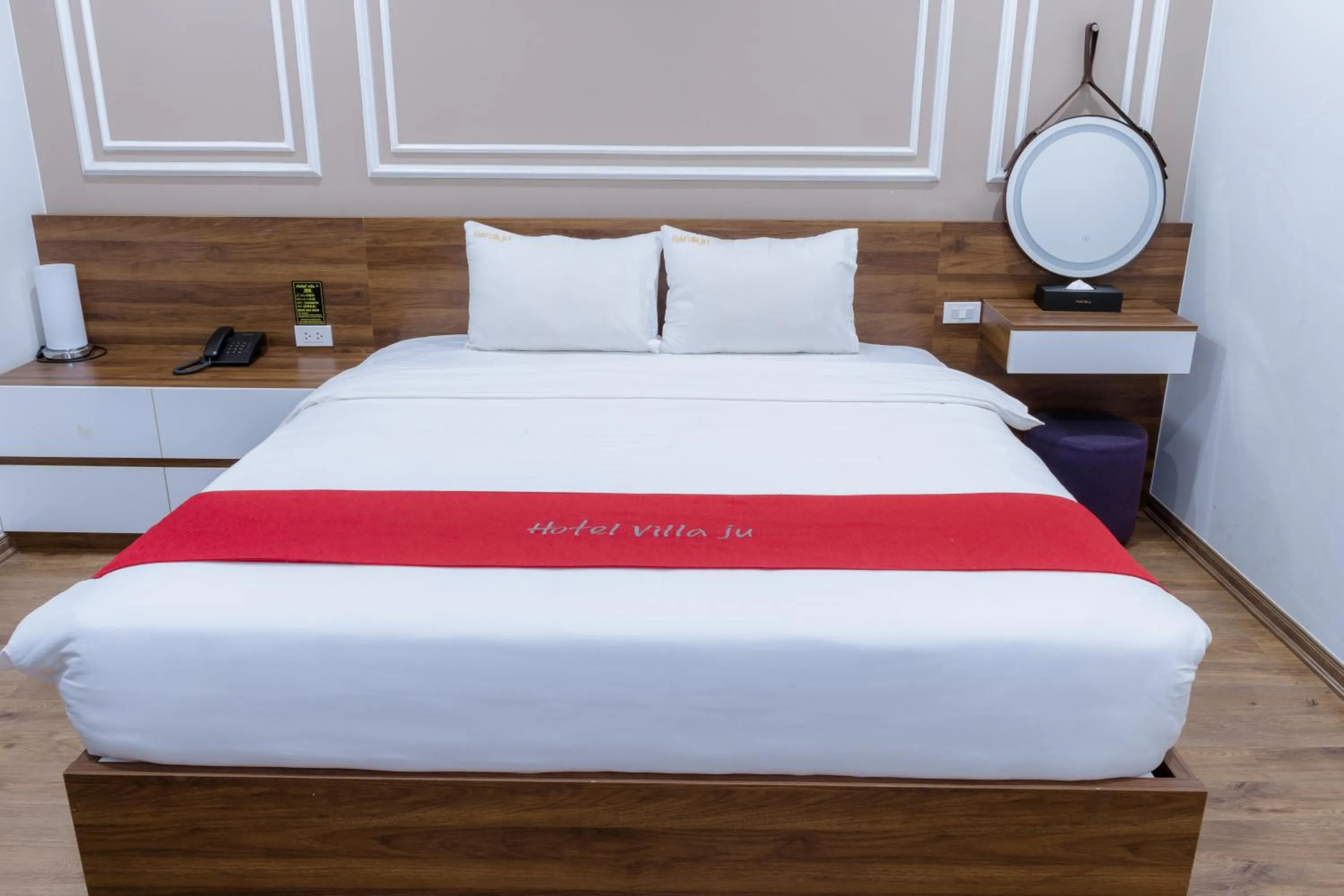 Bed in Hotel Villa Ju