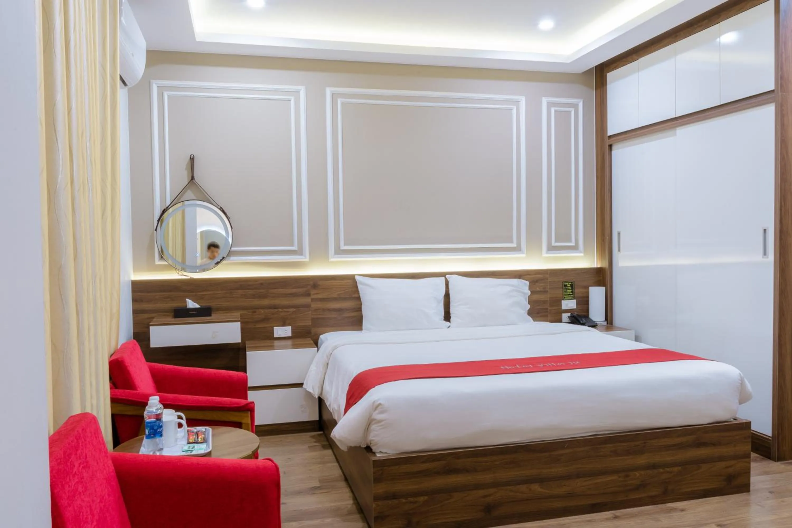 Bed in Hotel Villa Ju