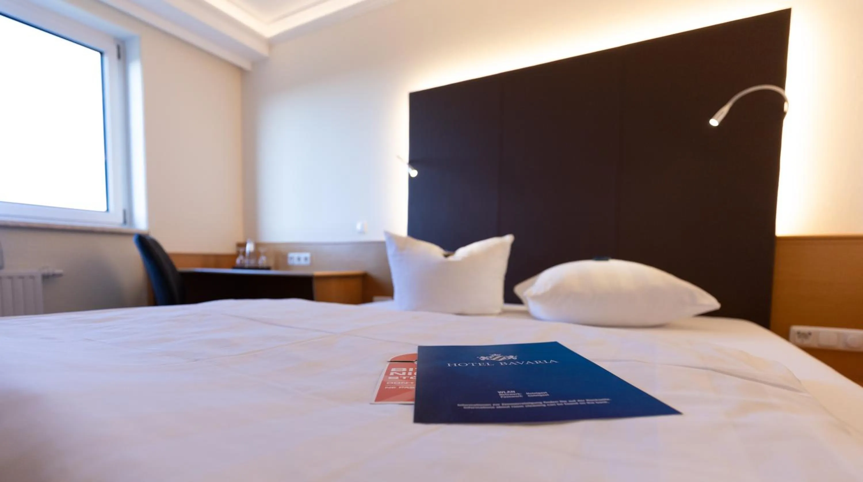 Bed in Hotel Bavaria Brehna