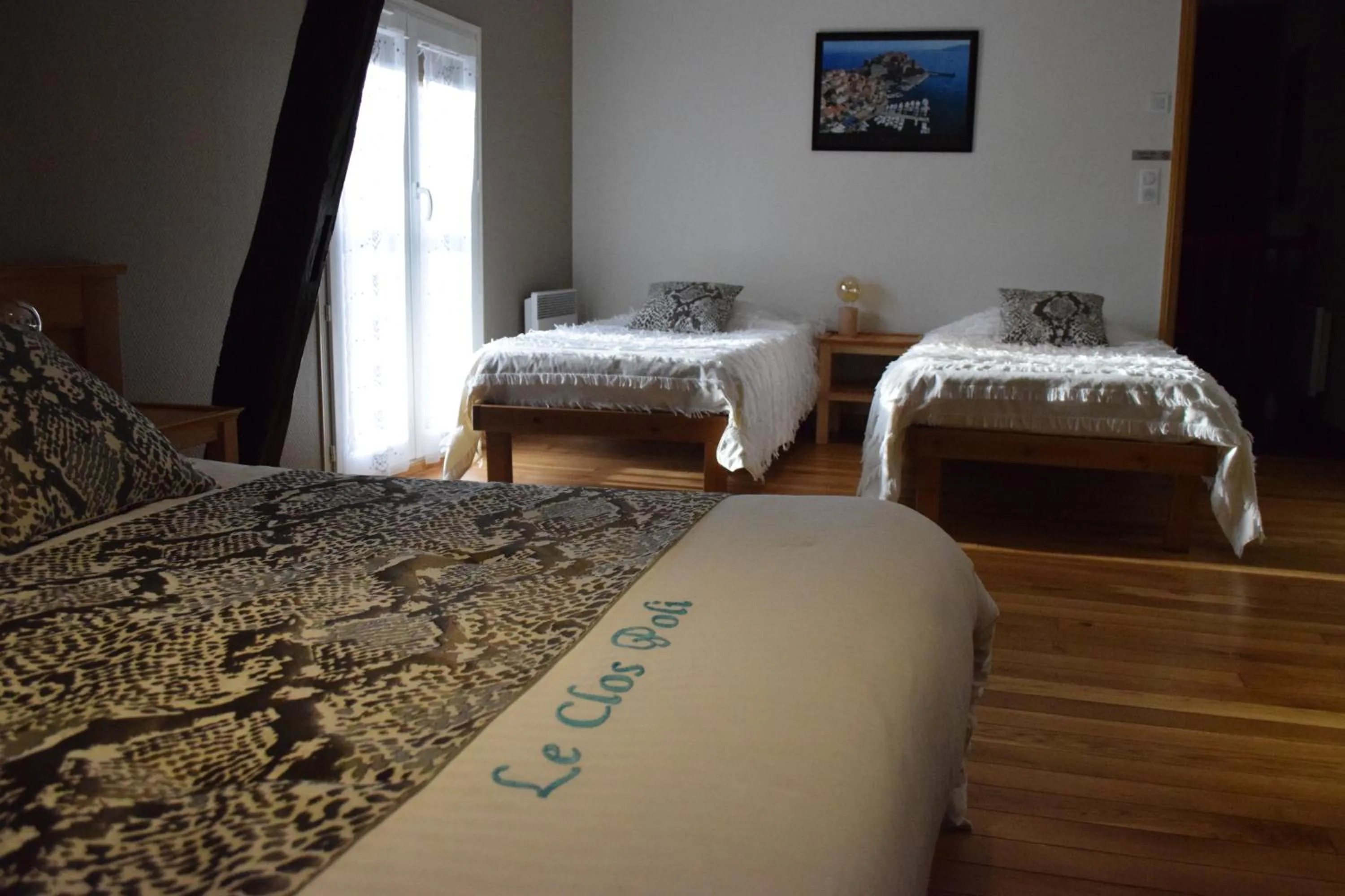 Bed in Chambres d'hôtes Le Clos Poli