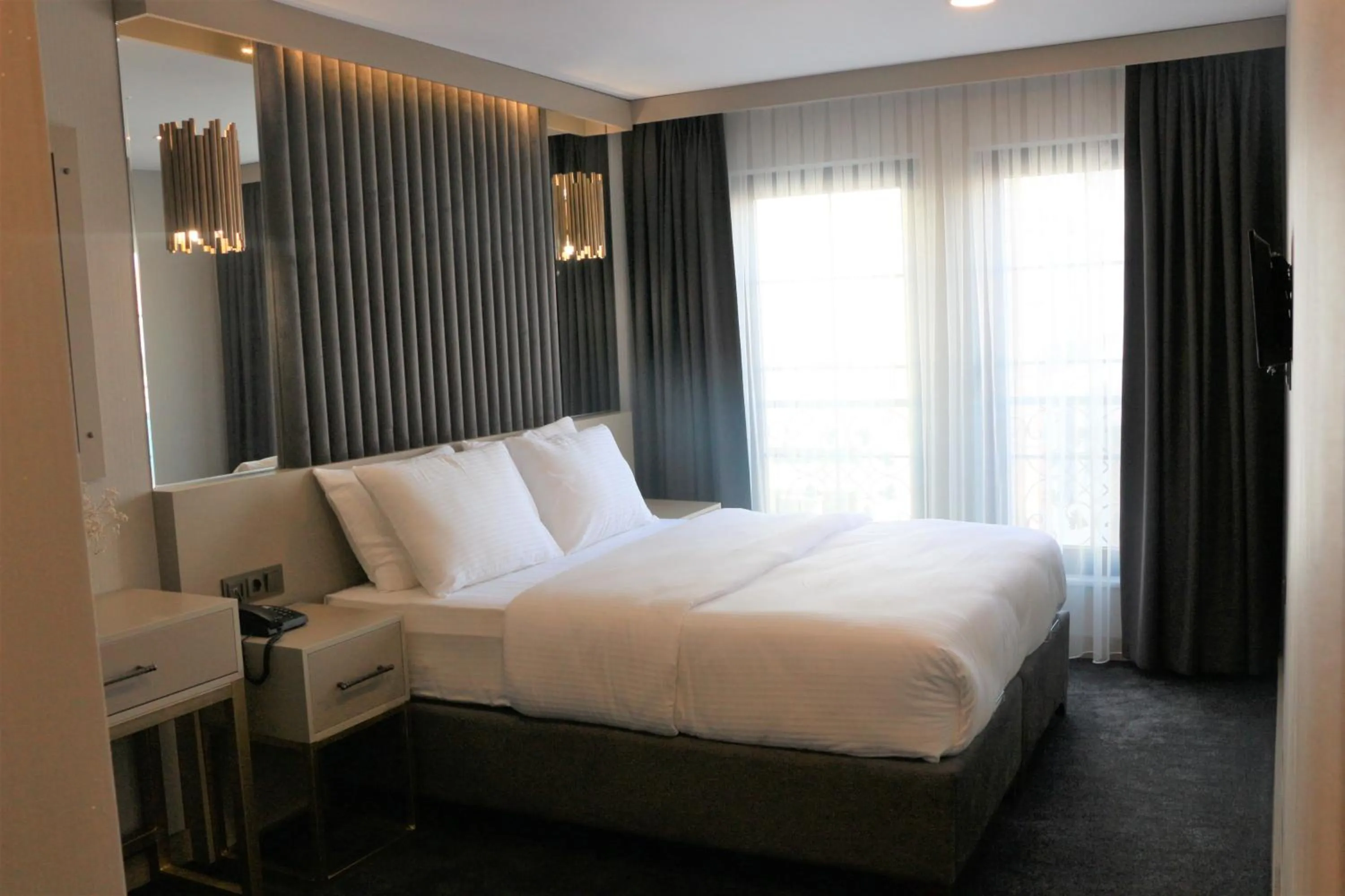 Bedroom, Bed in Air Boss Giresun City Hotel