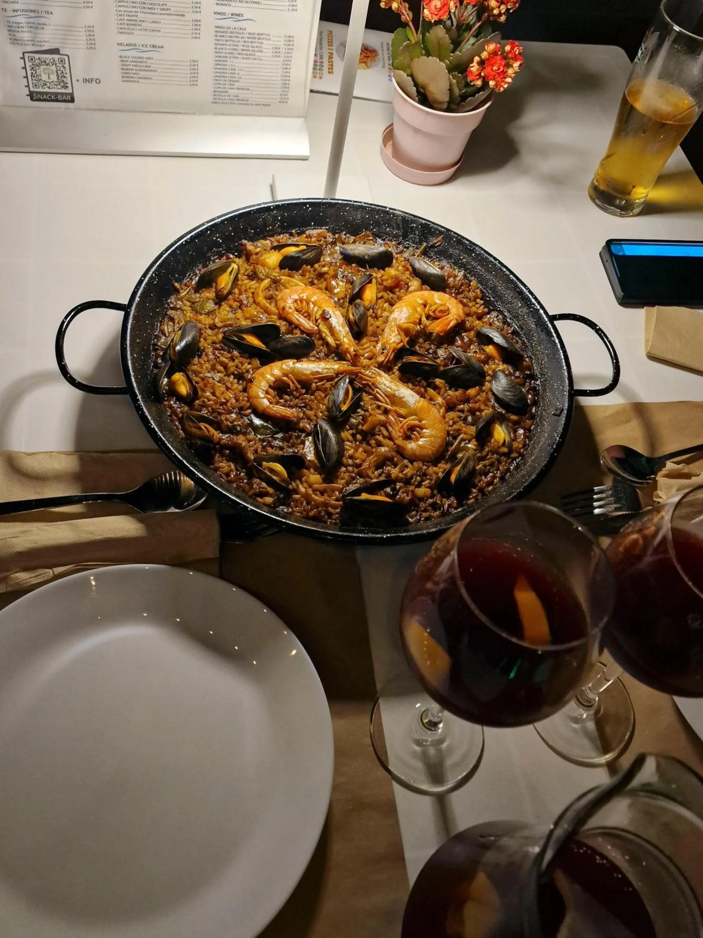 Food close-up in Hotel Mireia