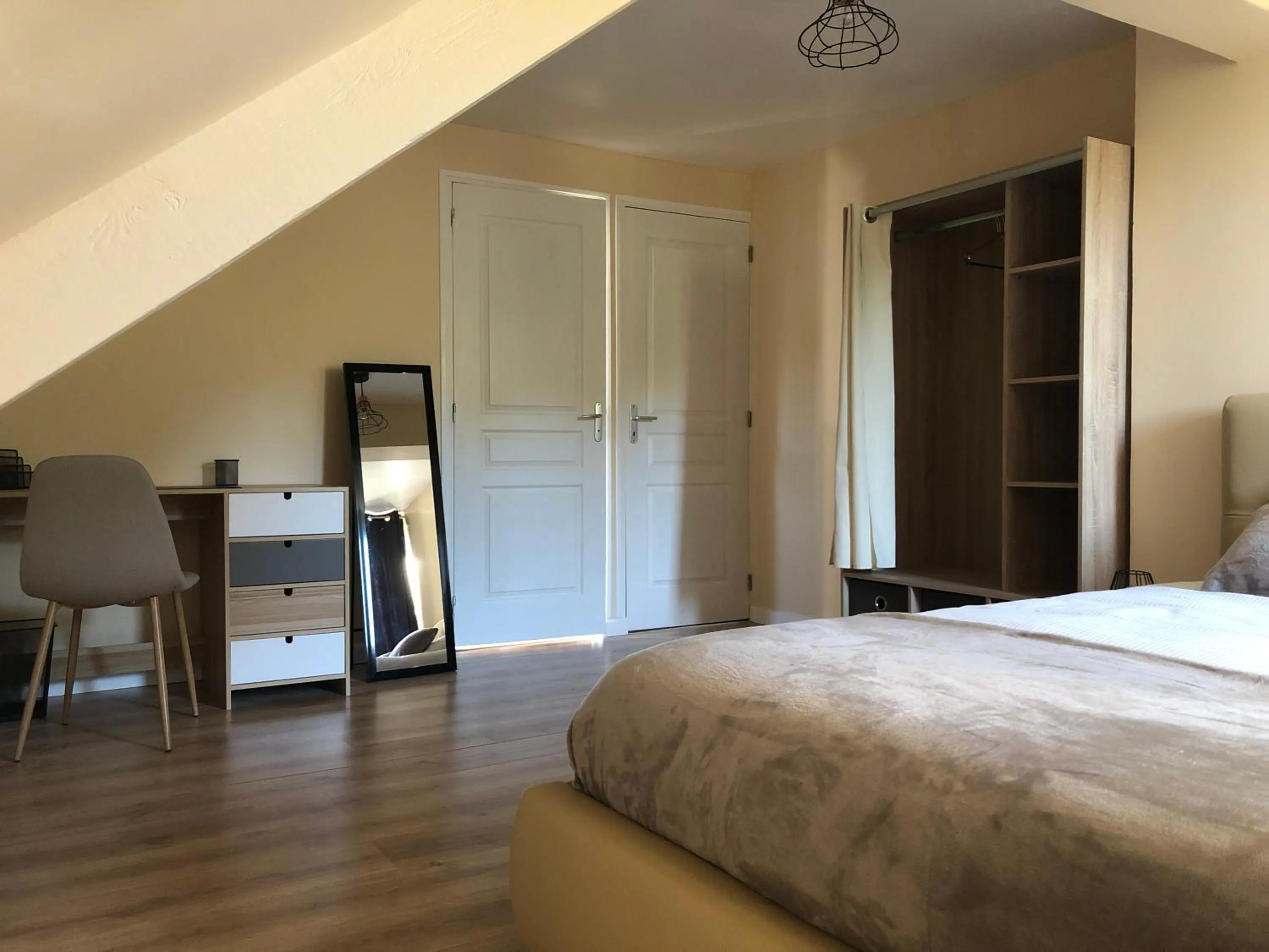 Bed in Le Nid du Franc