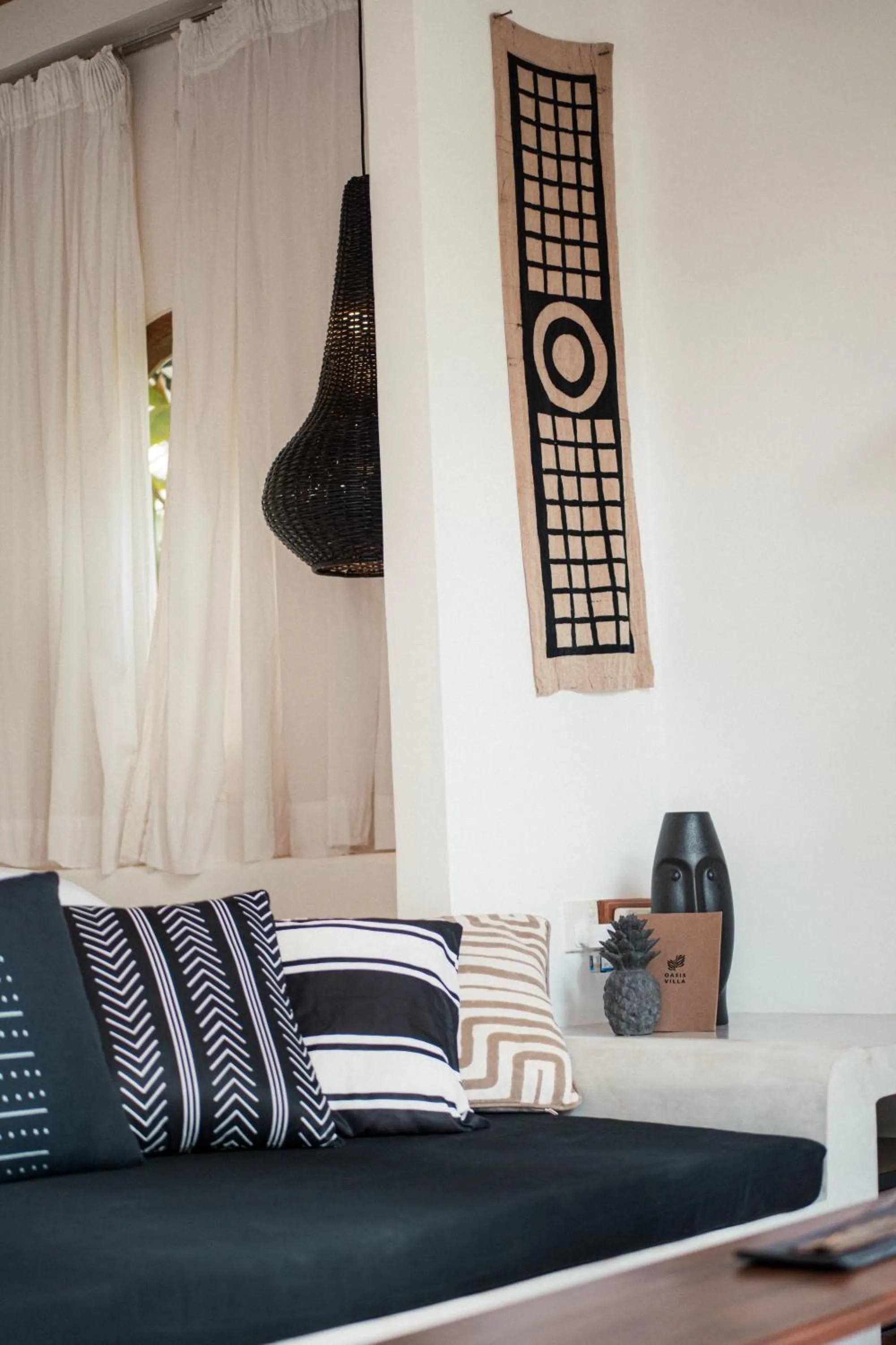 Bed in The Oasis Villa