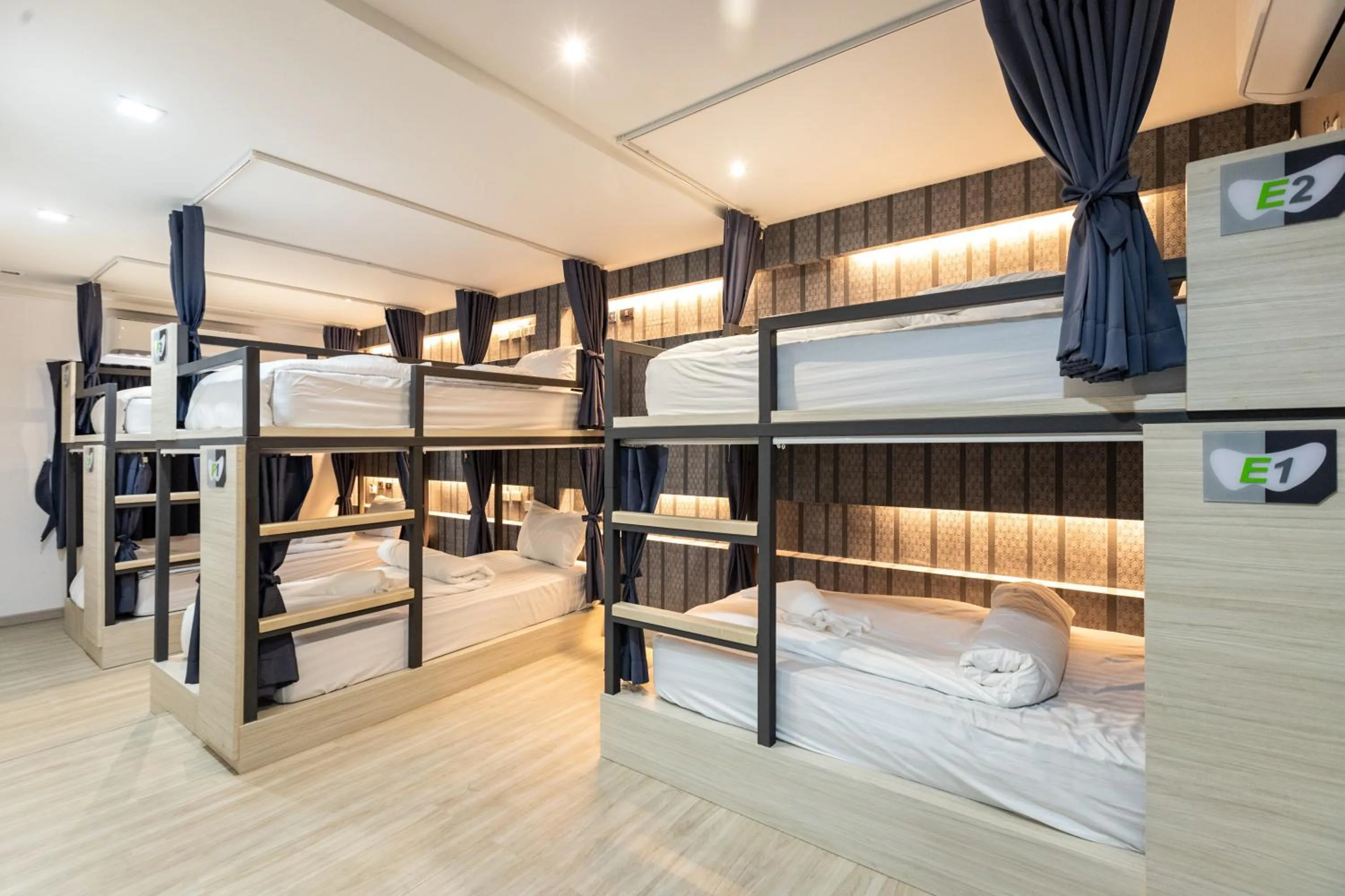 Bed in Baan Kun Mhor Hostel บ้านคุณหมอโฮสเทล