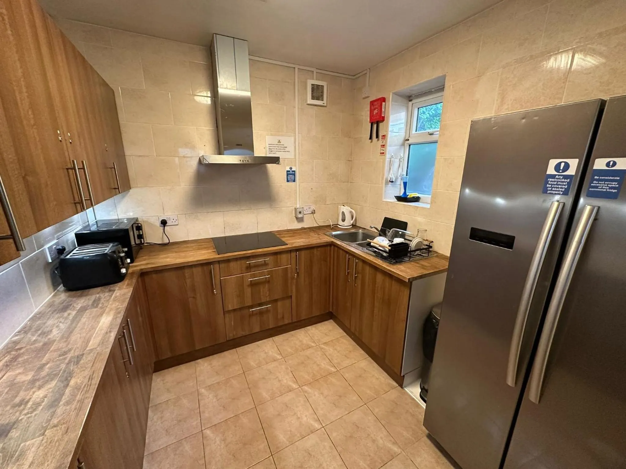 Communal kitchen in Sleeplicity London Heathrow