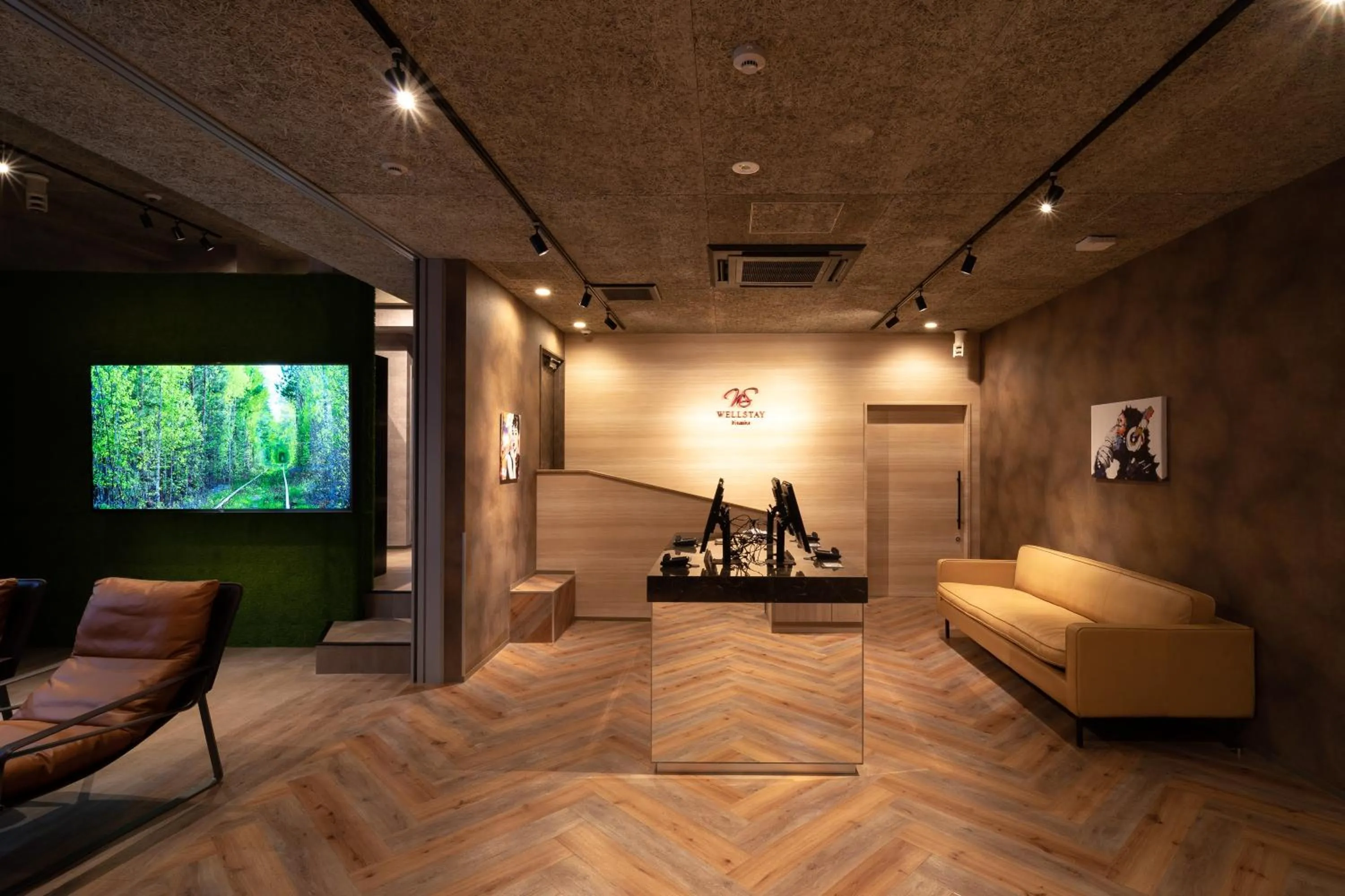 Lobby or reception in WELLSTAY Namba