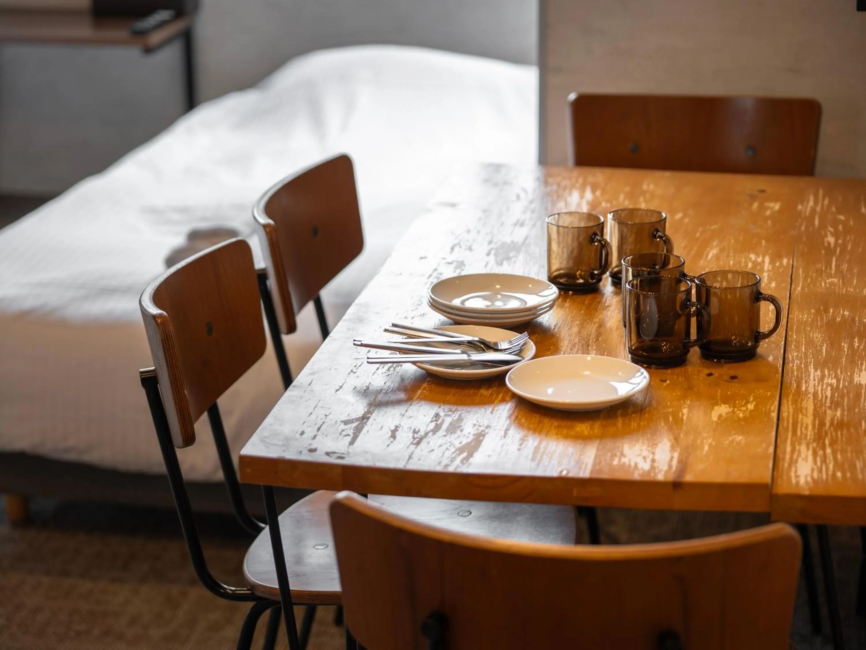 Photo of the whole room, Bed in WELLSTAY Namba