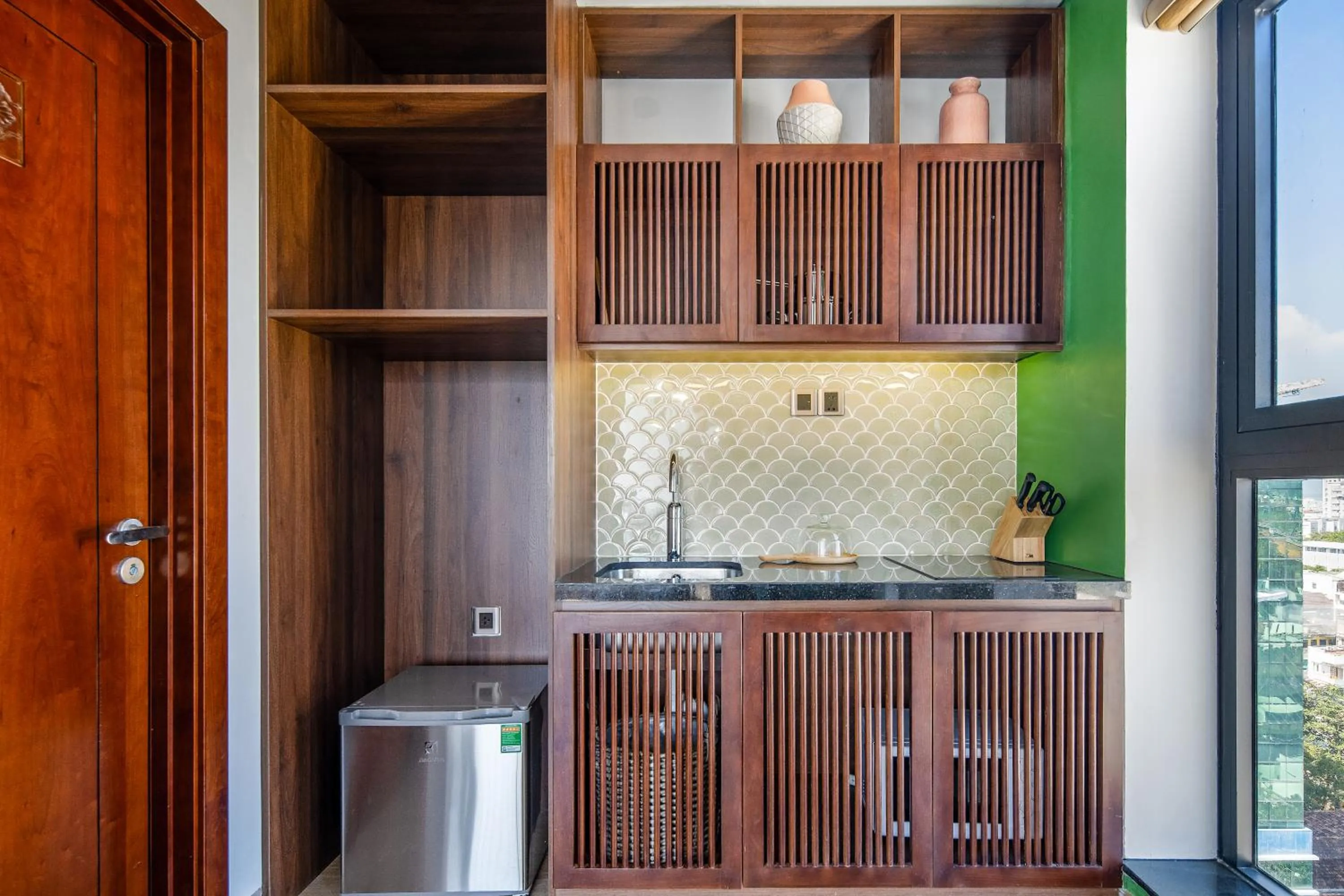 Kitchen or kitchenette in Seahorse Tropical Da Nang Hotel by Haviland