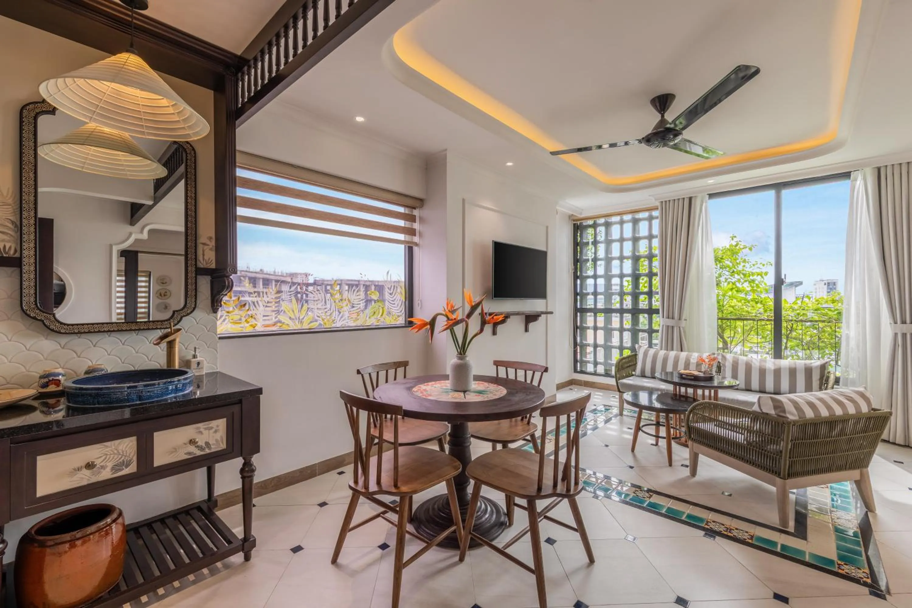 Seating area in Seahorse Tropical Da Nang Hotel by Haviland