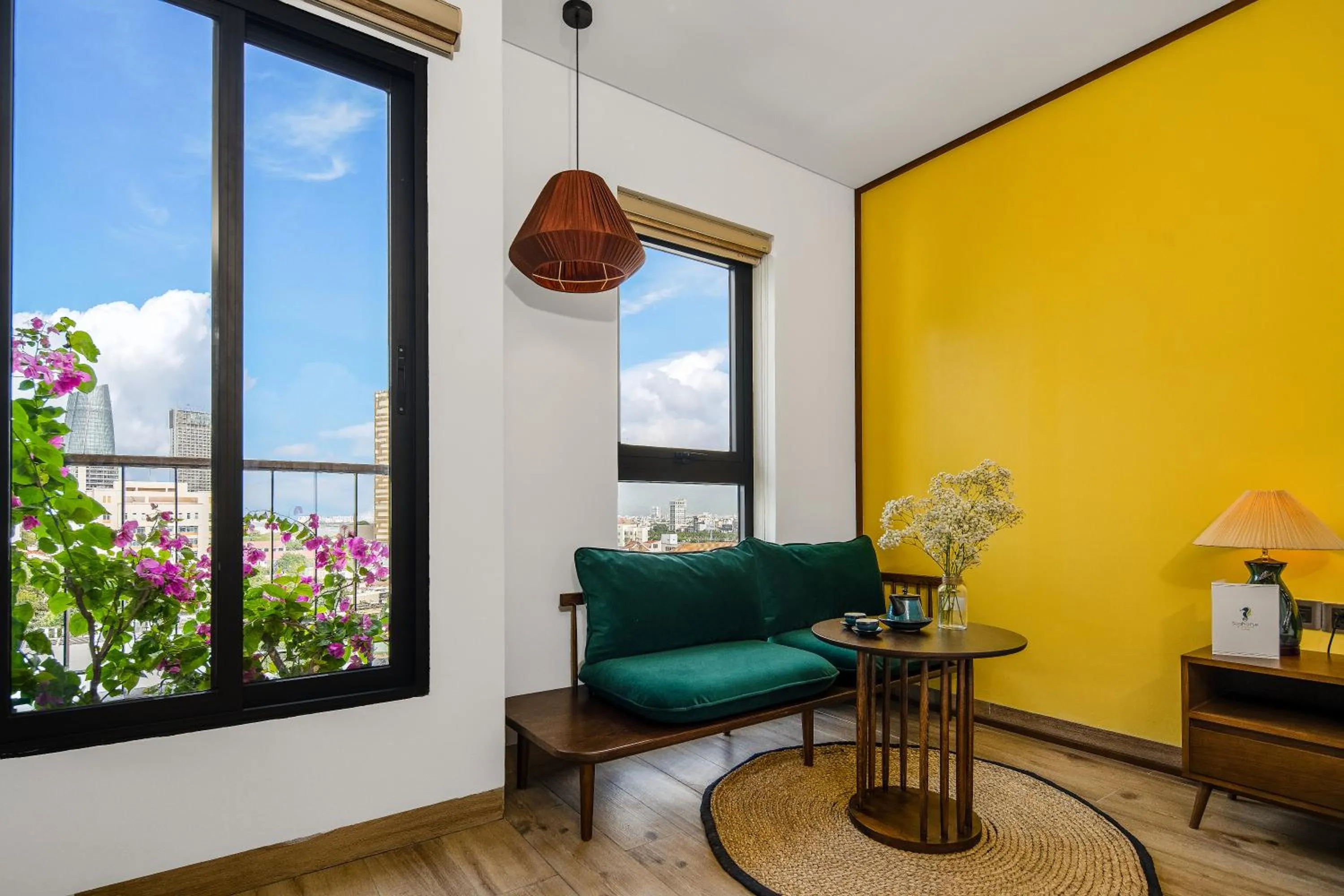 Living room in Seahorse Tropical Da Nang Hotel by Haviland