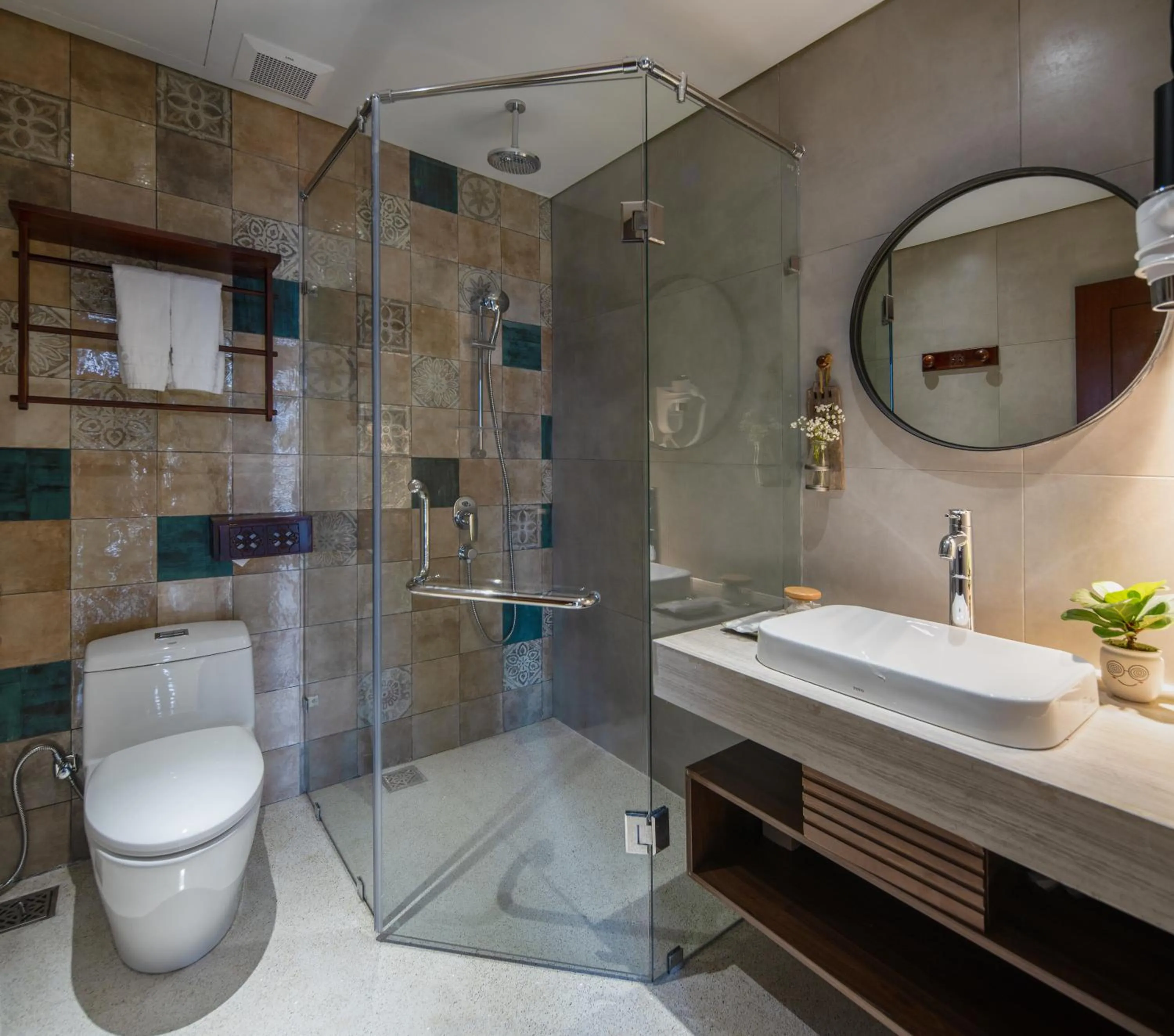 Shower in Seahorse Tropical Da Nang Hotel by Haviland