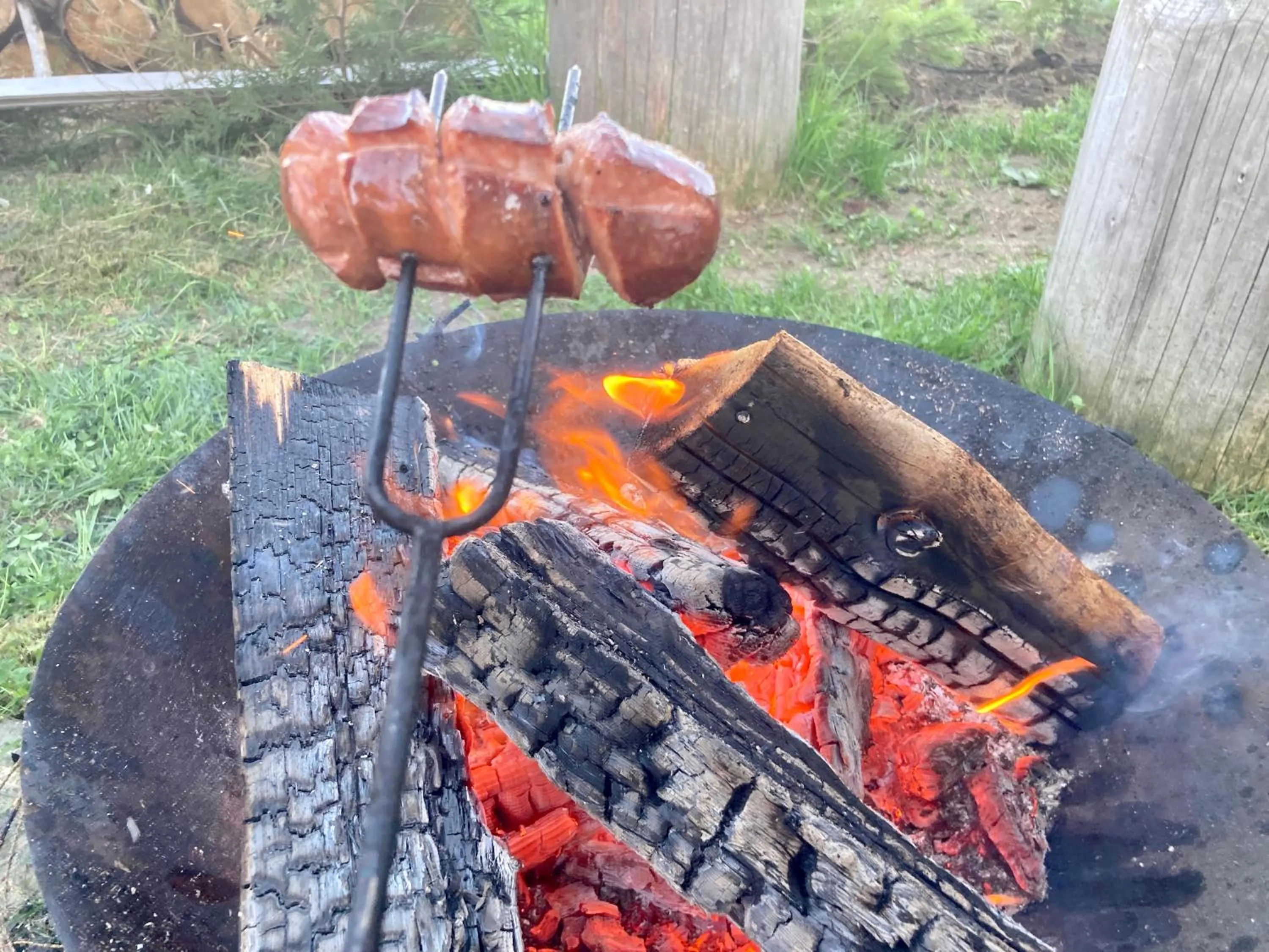 BBQ facilities in Penzion Kvilda - Luční