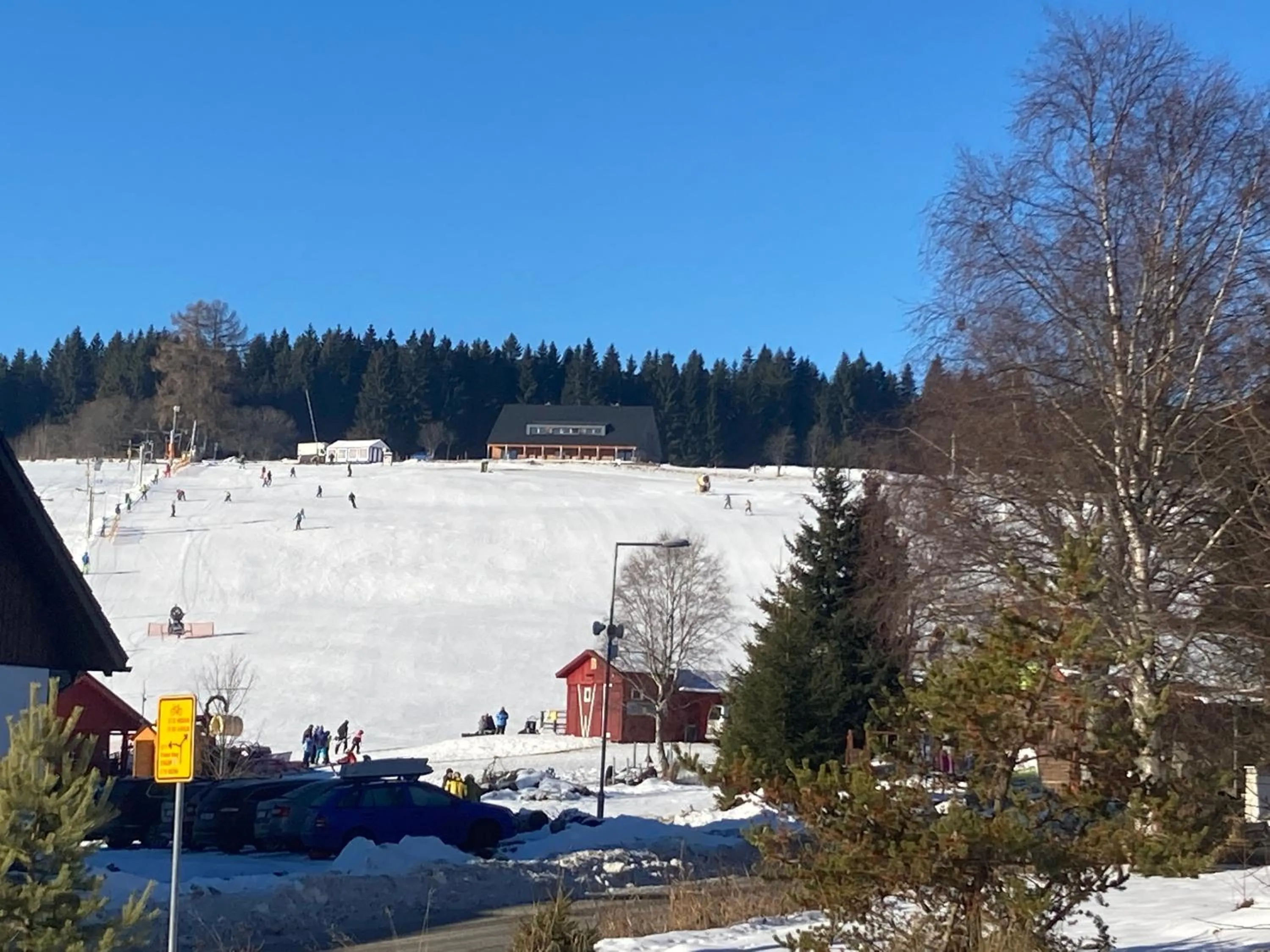 Skiing in Penzion Kvilda - Luční