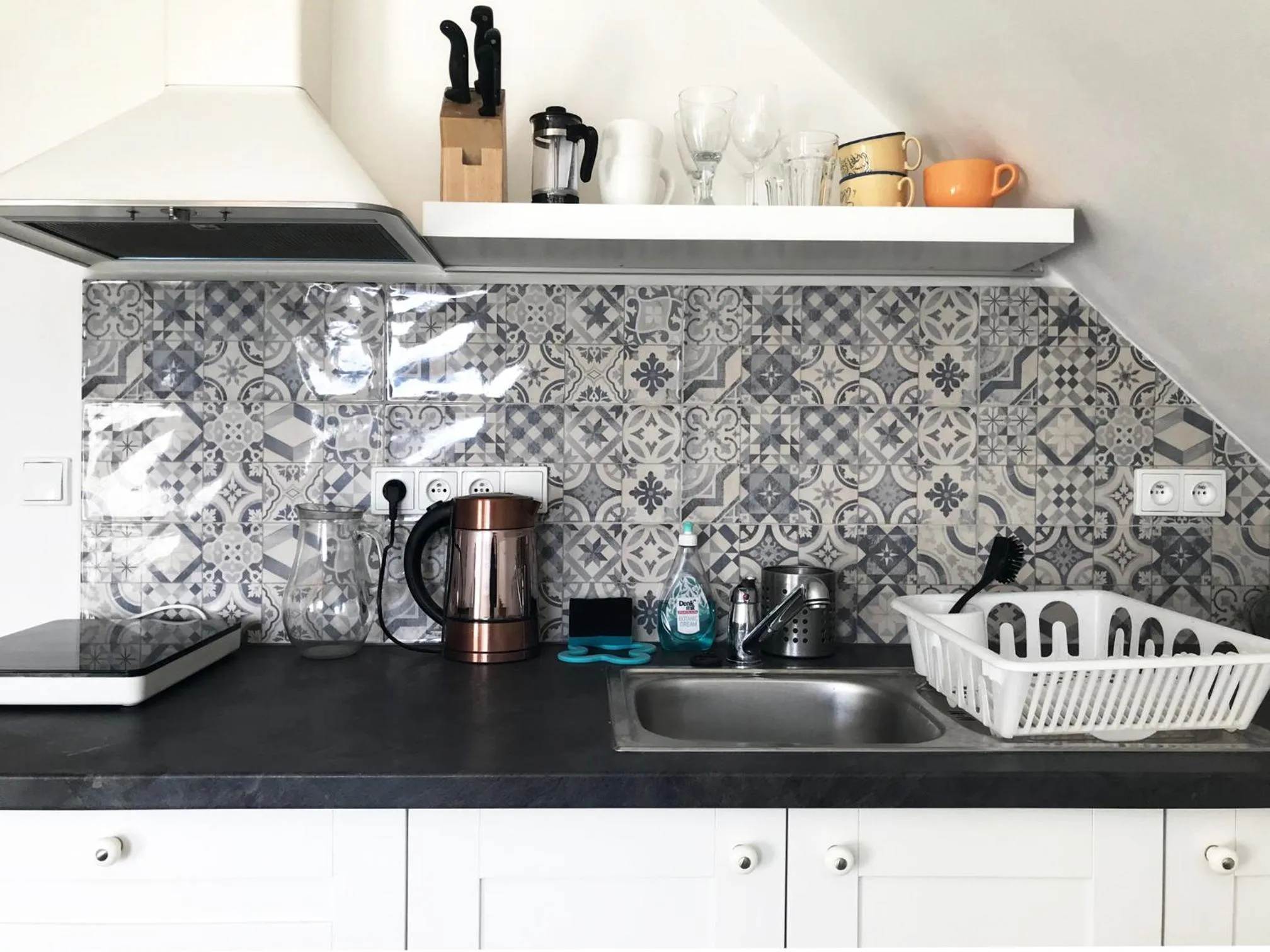 Kitchen or kitchenette in Penzion Kvilda - Luční