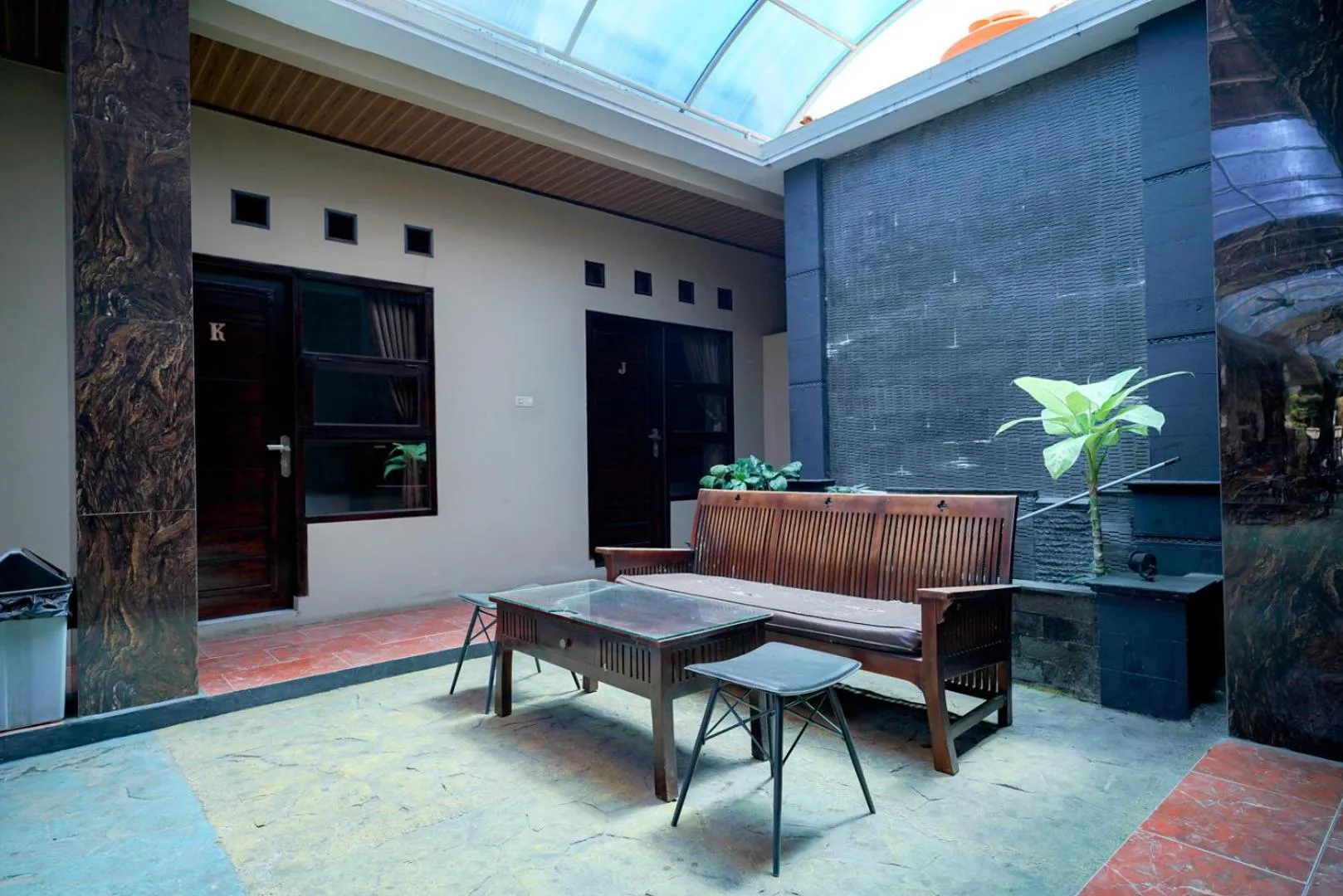 Patio in RedDoorz Syariah near Unila Lampung