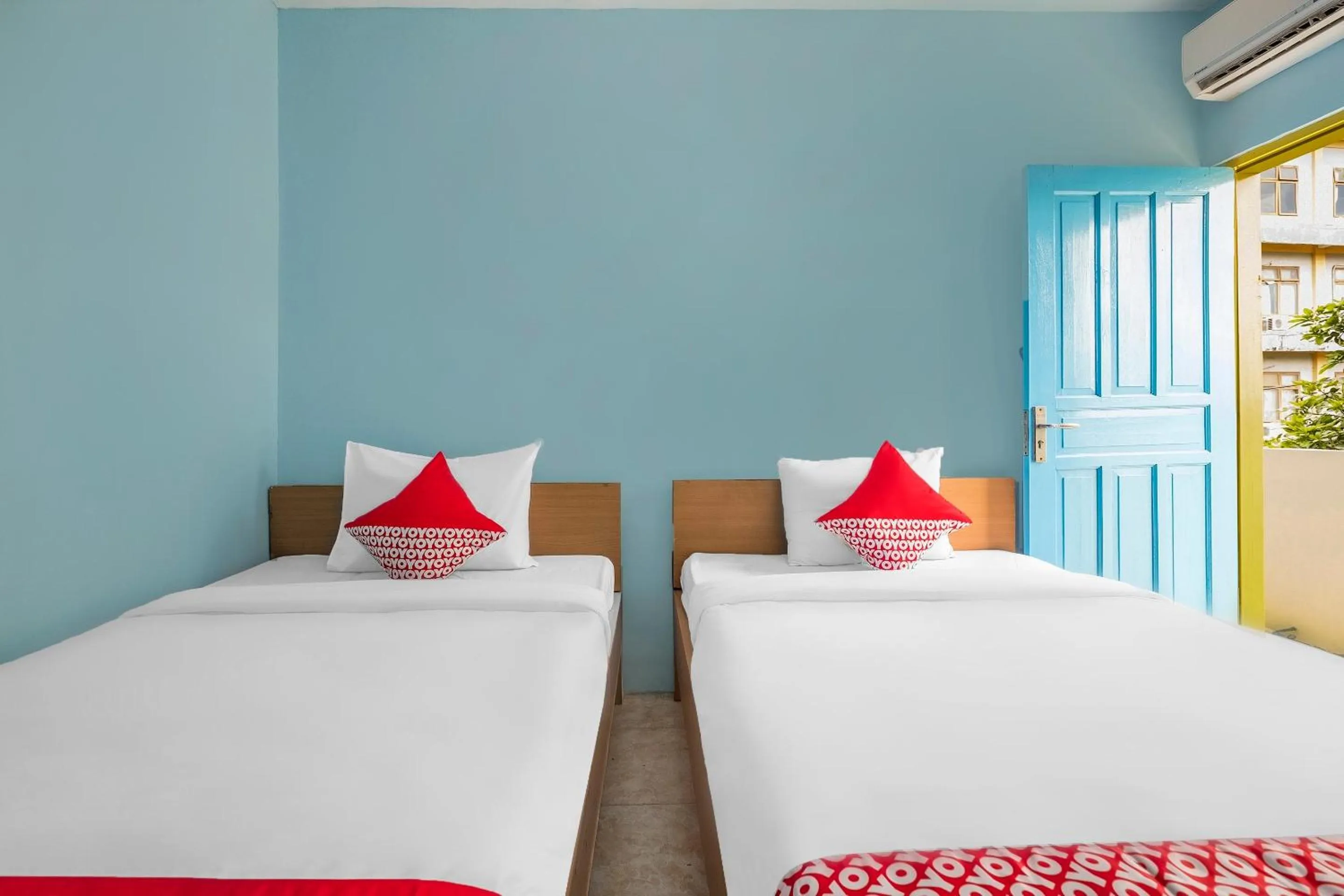 Bedroom, Bed in Hotel O RF Homestay