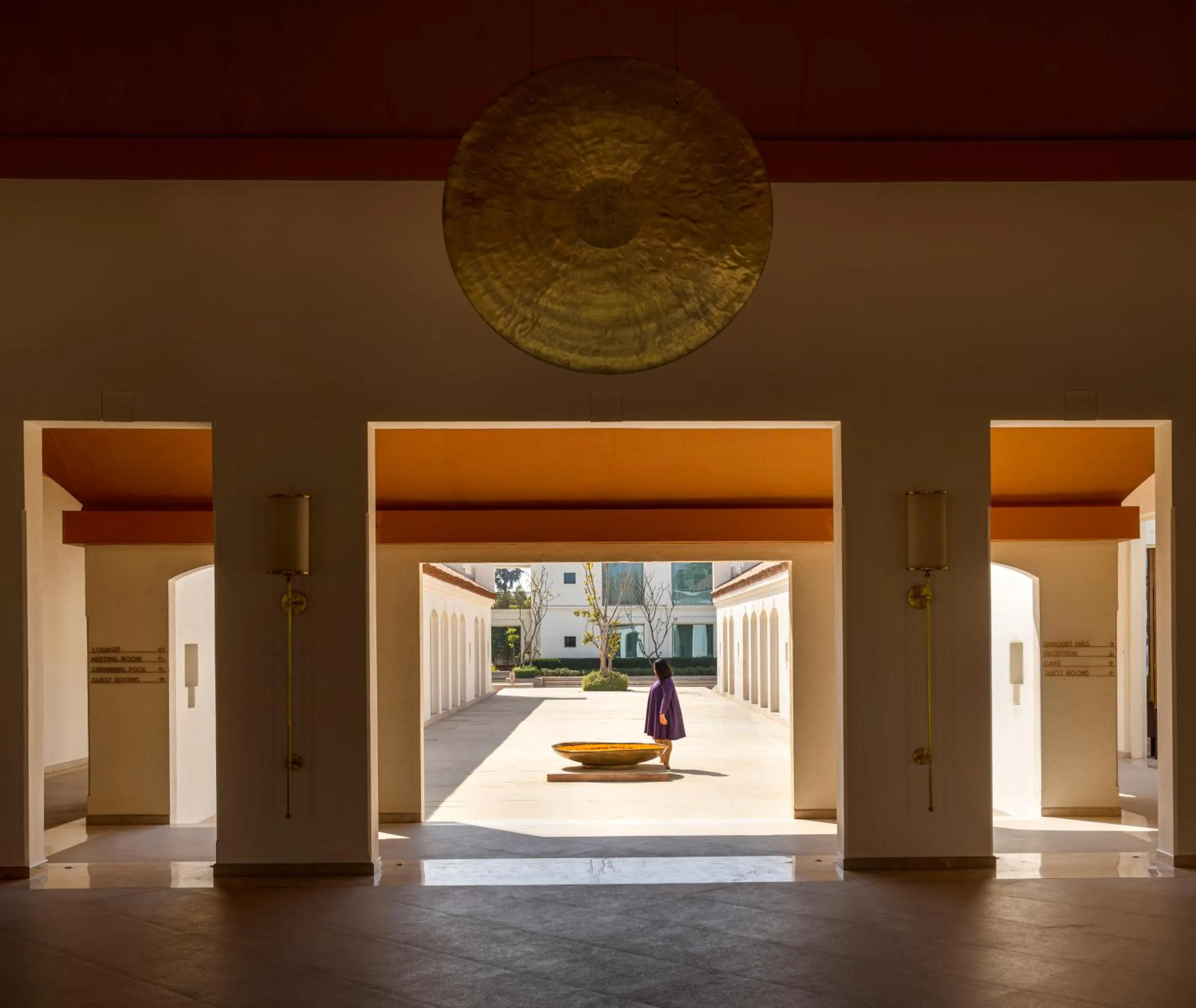 Inner courtyard view in Marasa Sarovar Premiere, Bodhgaya