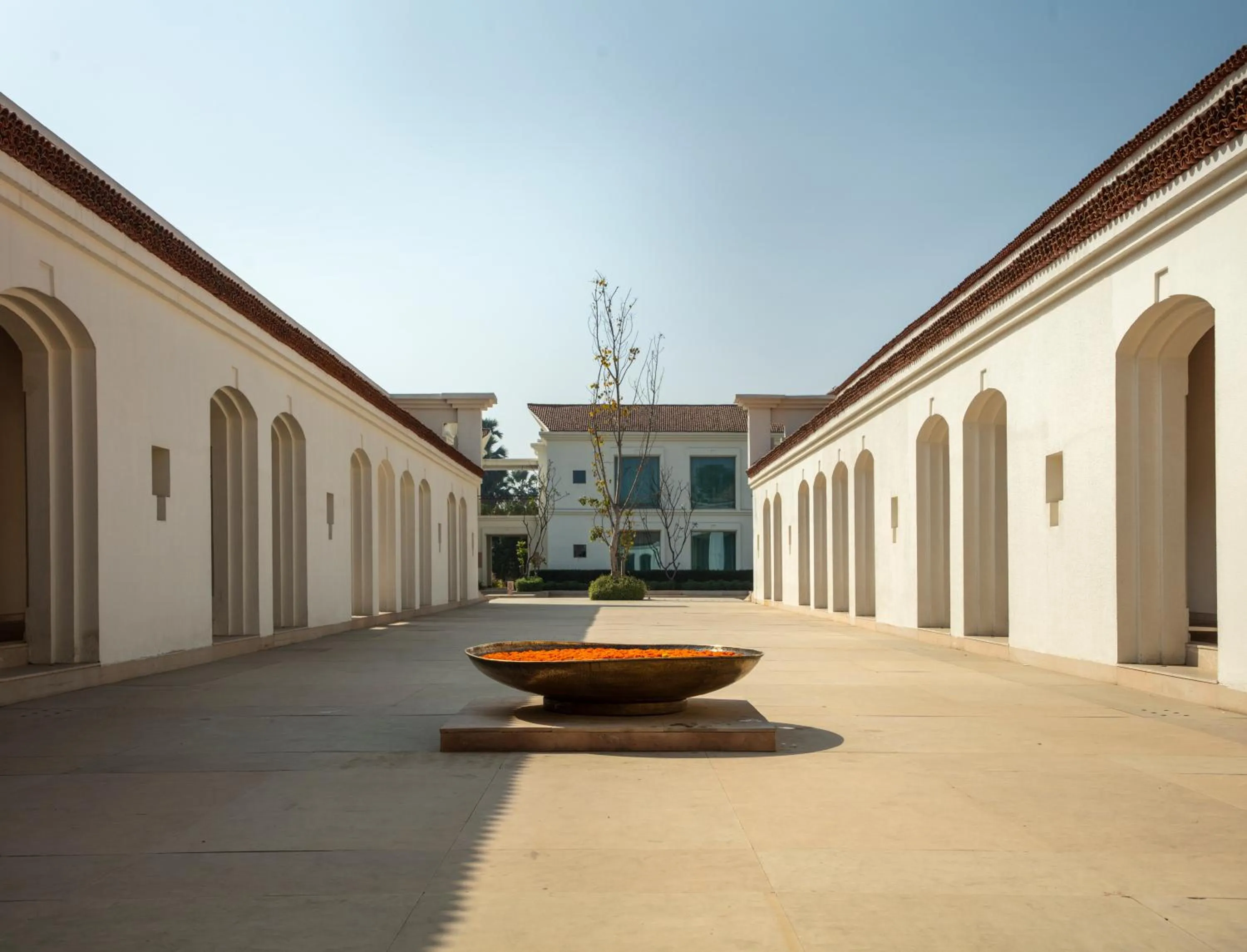 Inner courtyard view in Marasa Sarovar Premiere, Bodhgaya