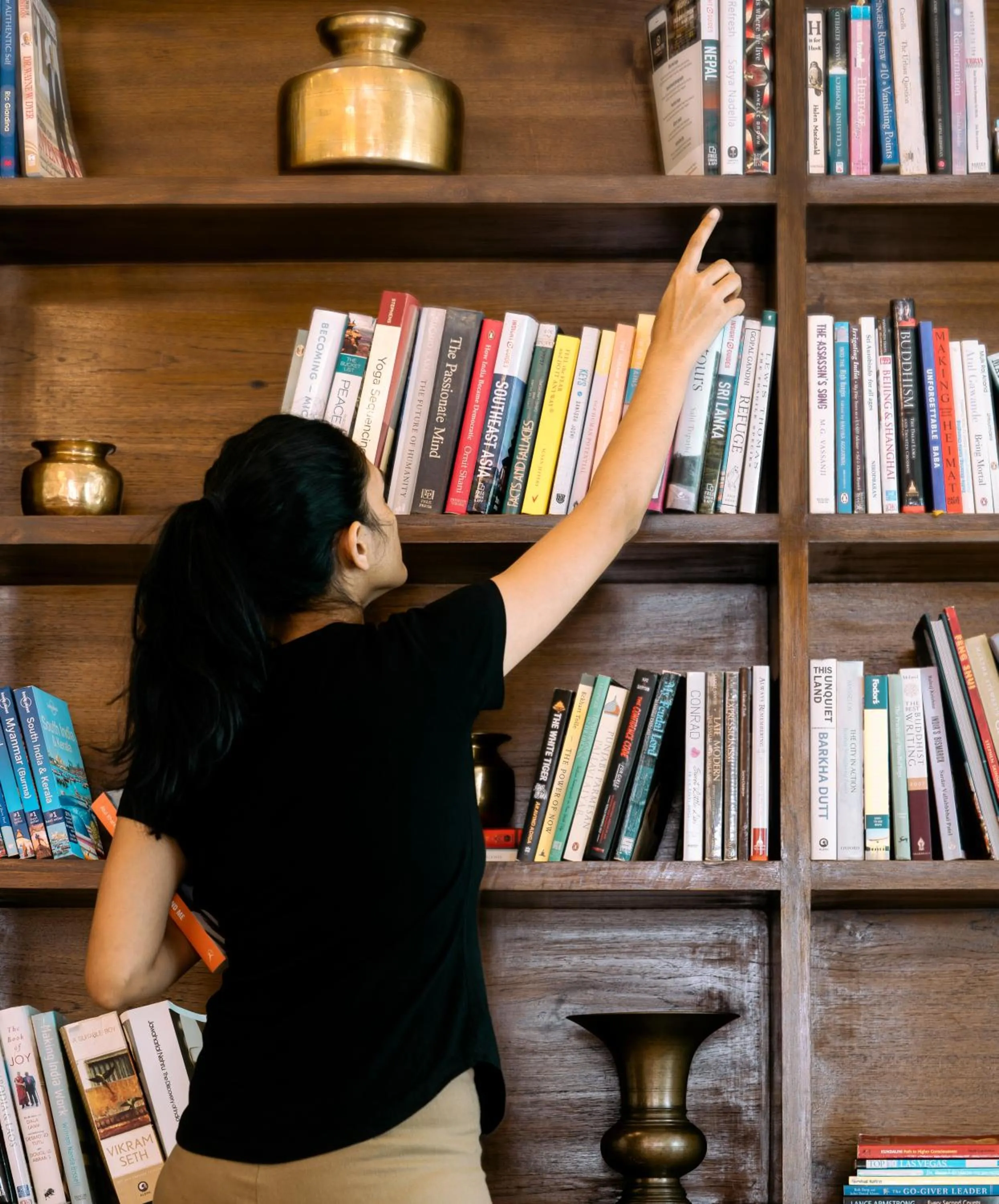 Library in Marasa Sarovar Premiere, Bodhgaya