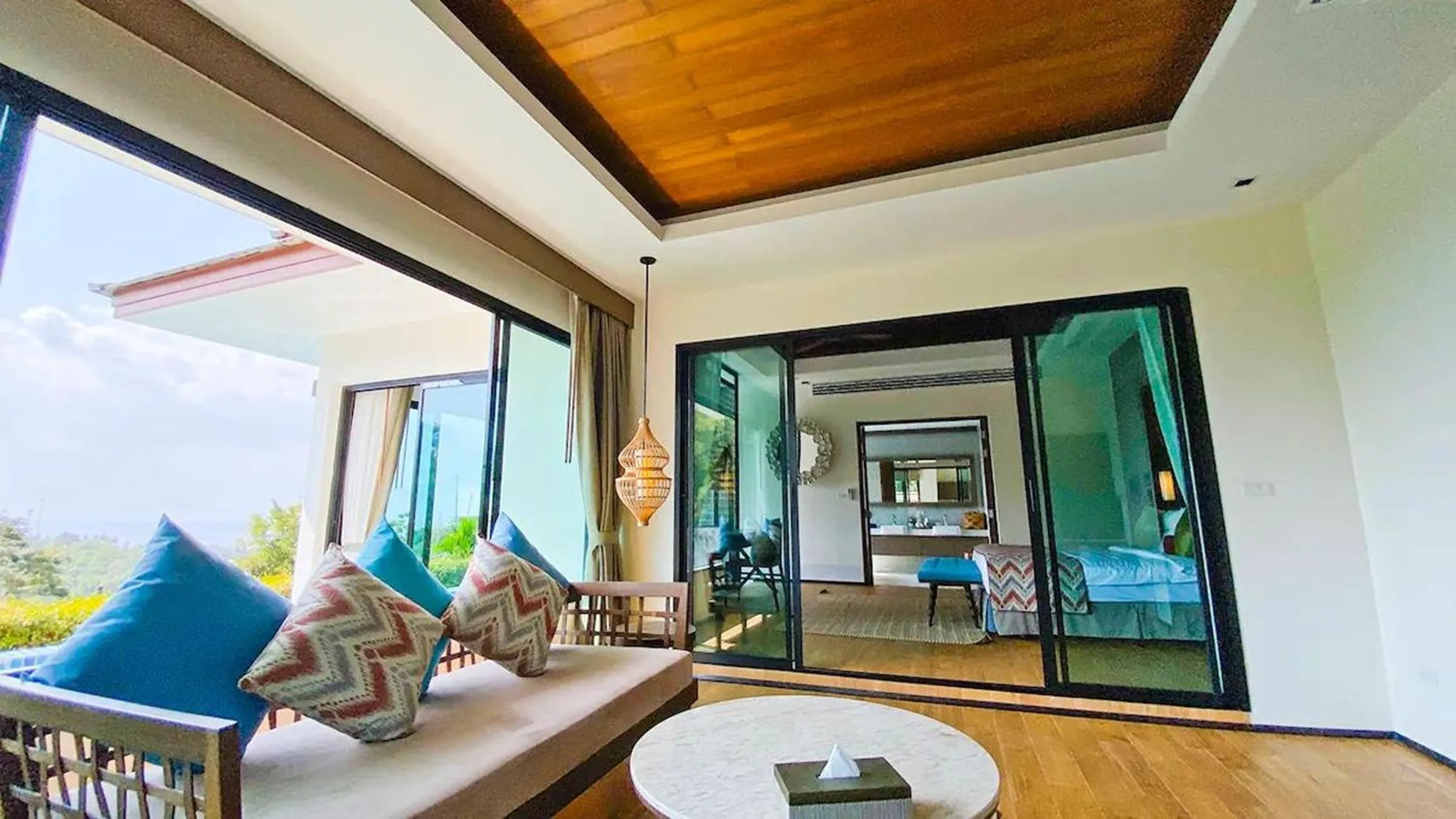 Living room in Silla Villa Kata Beach