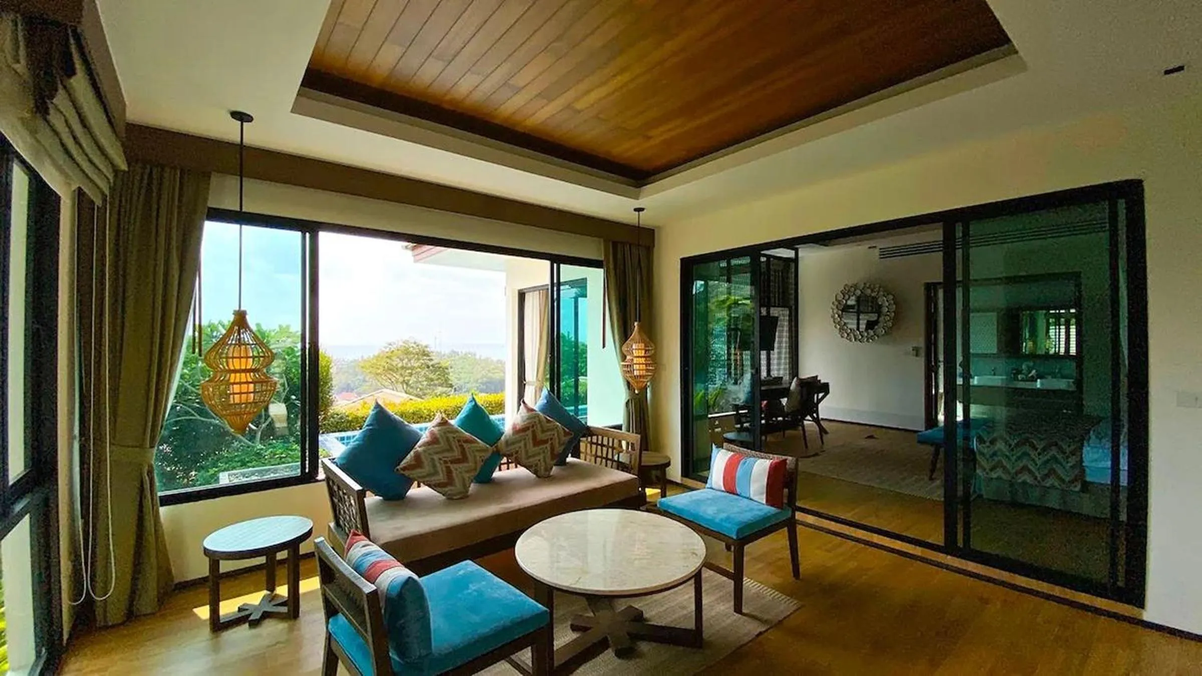 Living room in Silla Villa Kata Beach