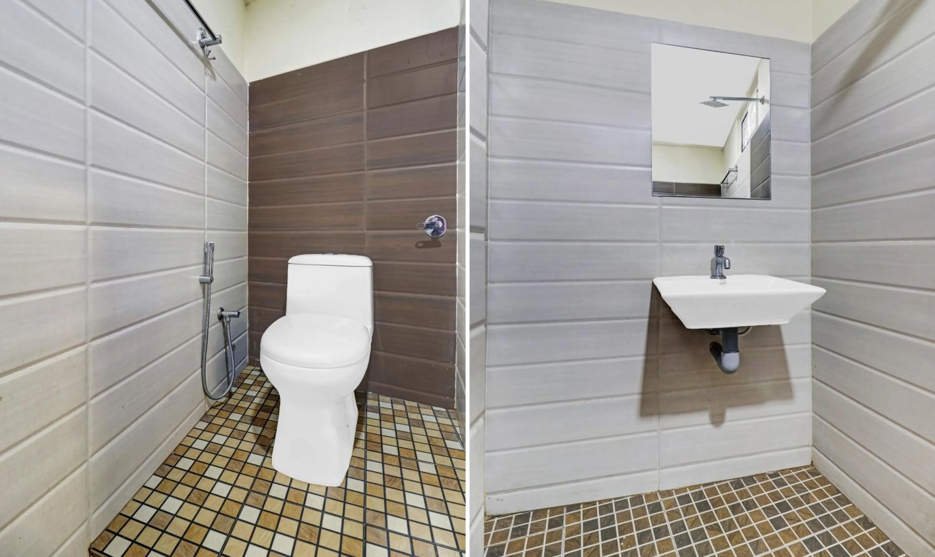 Bathroom in Treebo Darwesh Residency - 500m from Railway Station